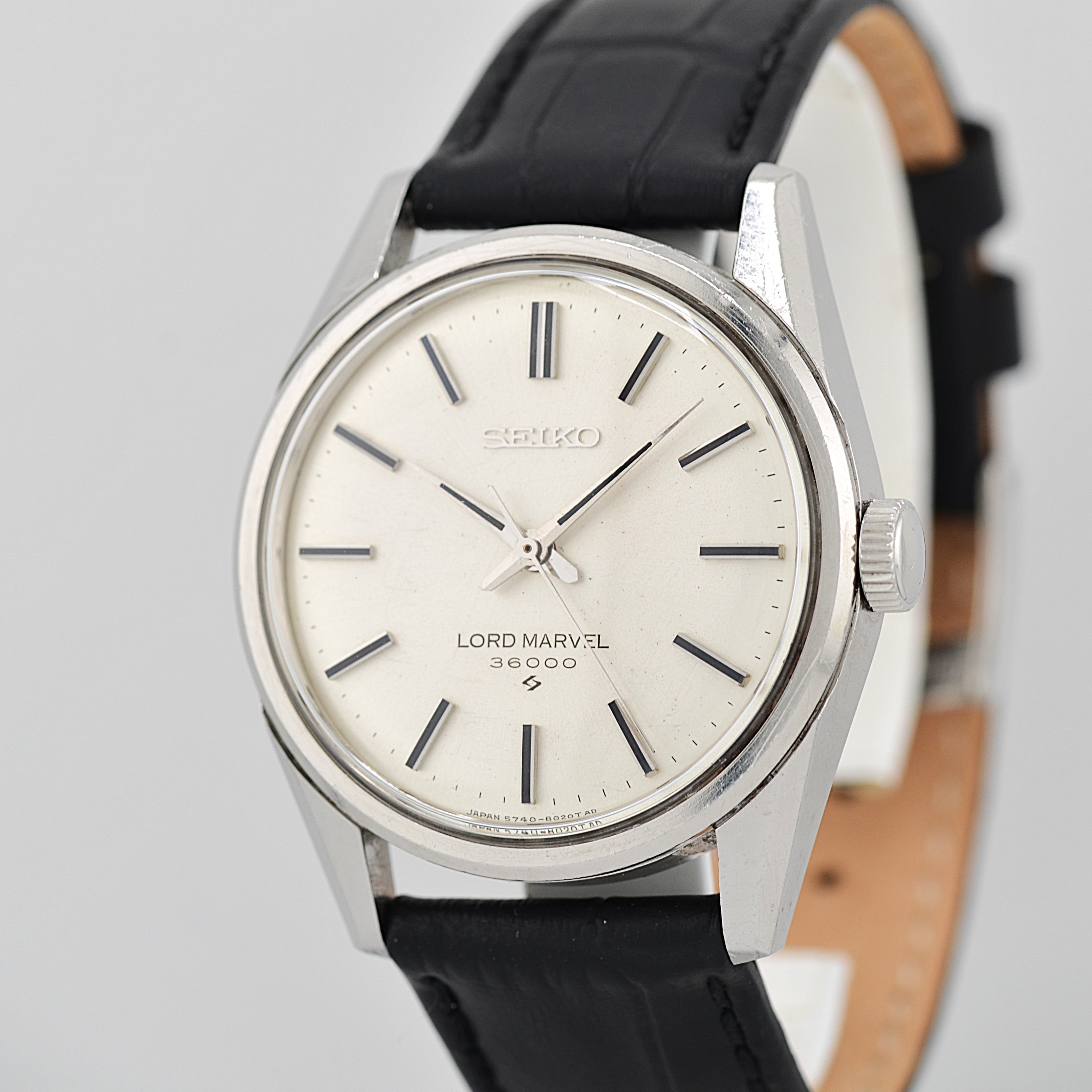 【SEIKO】Seiko Lord Marvel 36000 SS Bar Early Model Seahorse