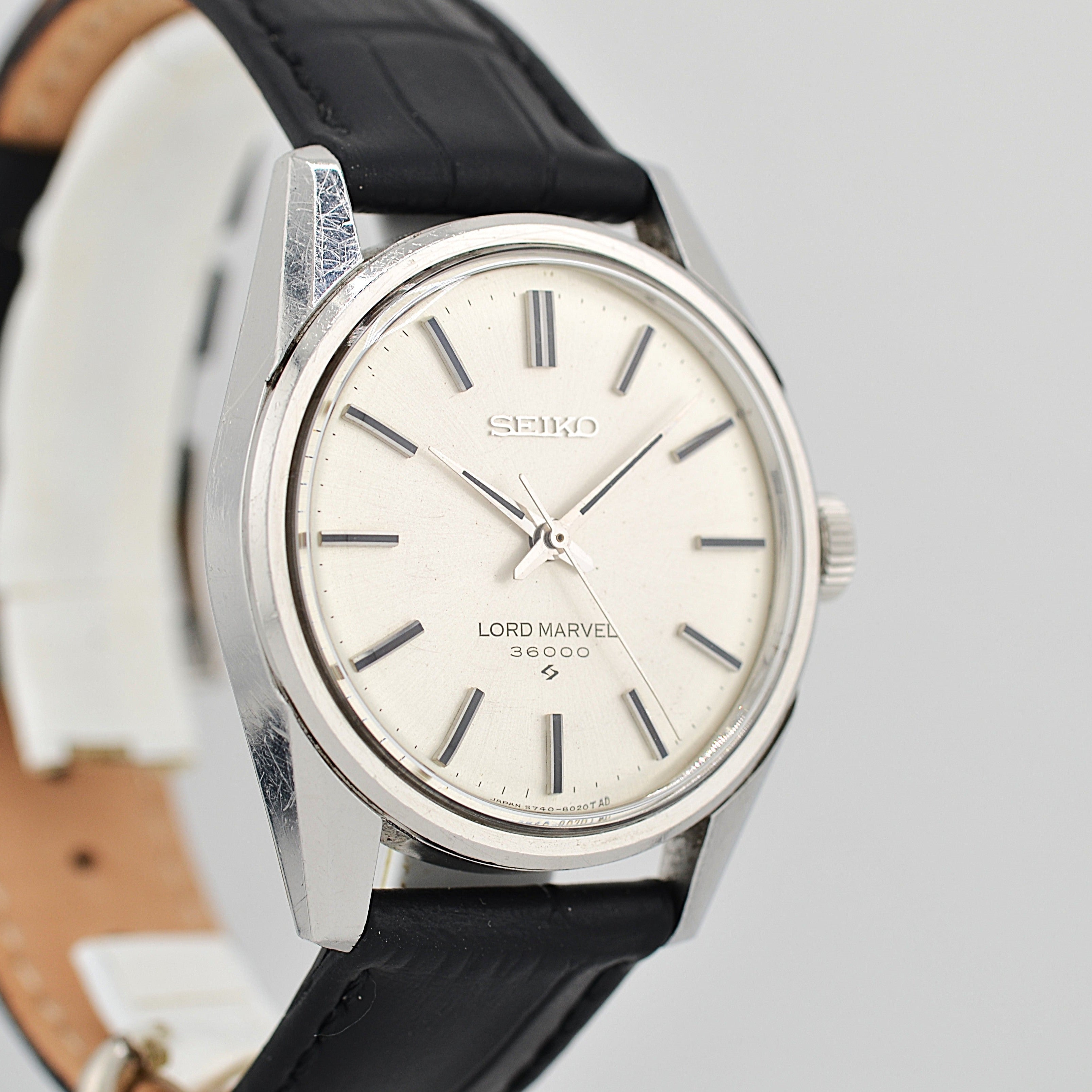 【SEIKO】Seiko Lord Marvel 36000 SS Bar Early Model Seahorse