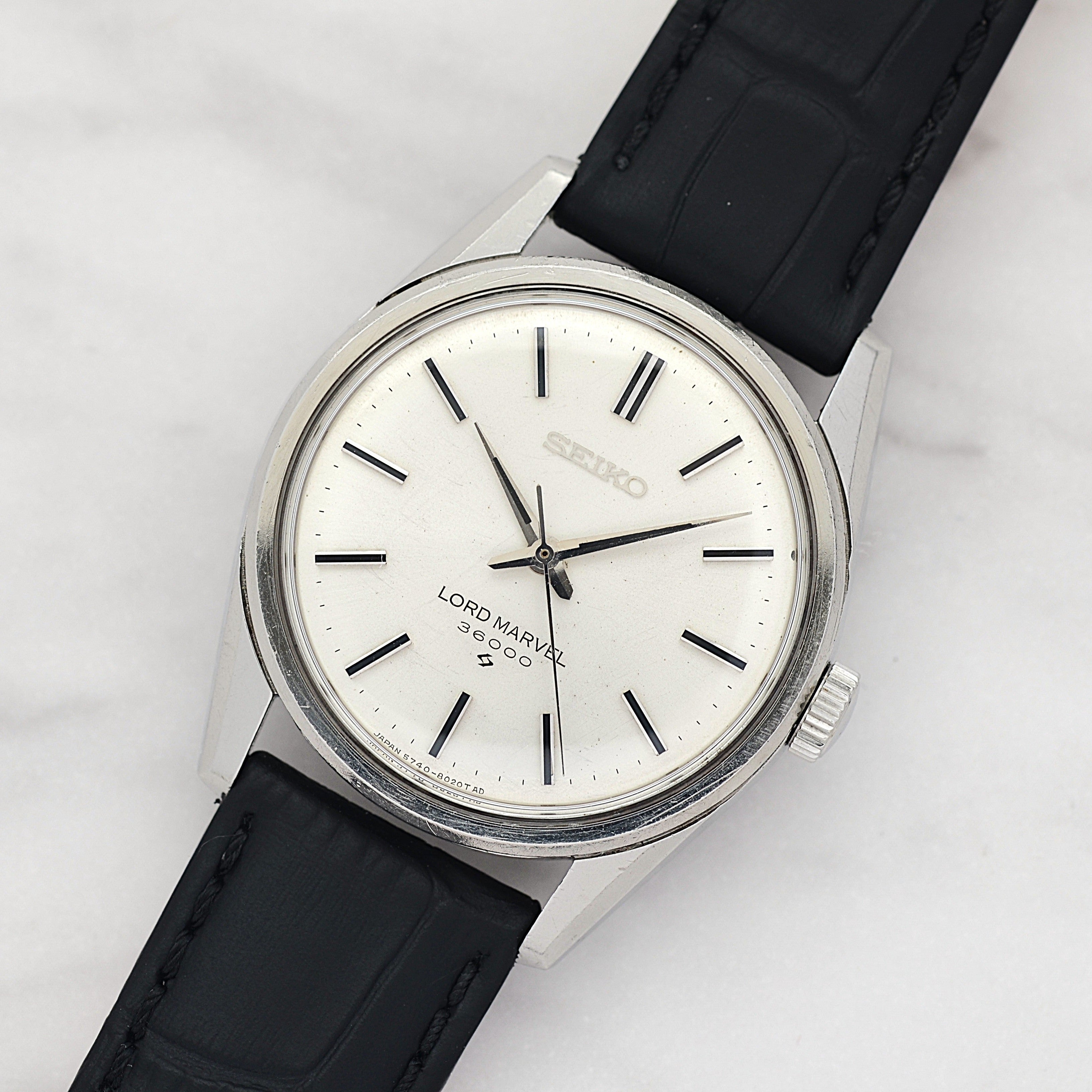 【SEIKO】Seiko Lord Marvel 36000 SS Bar Early Model Seahorse