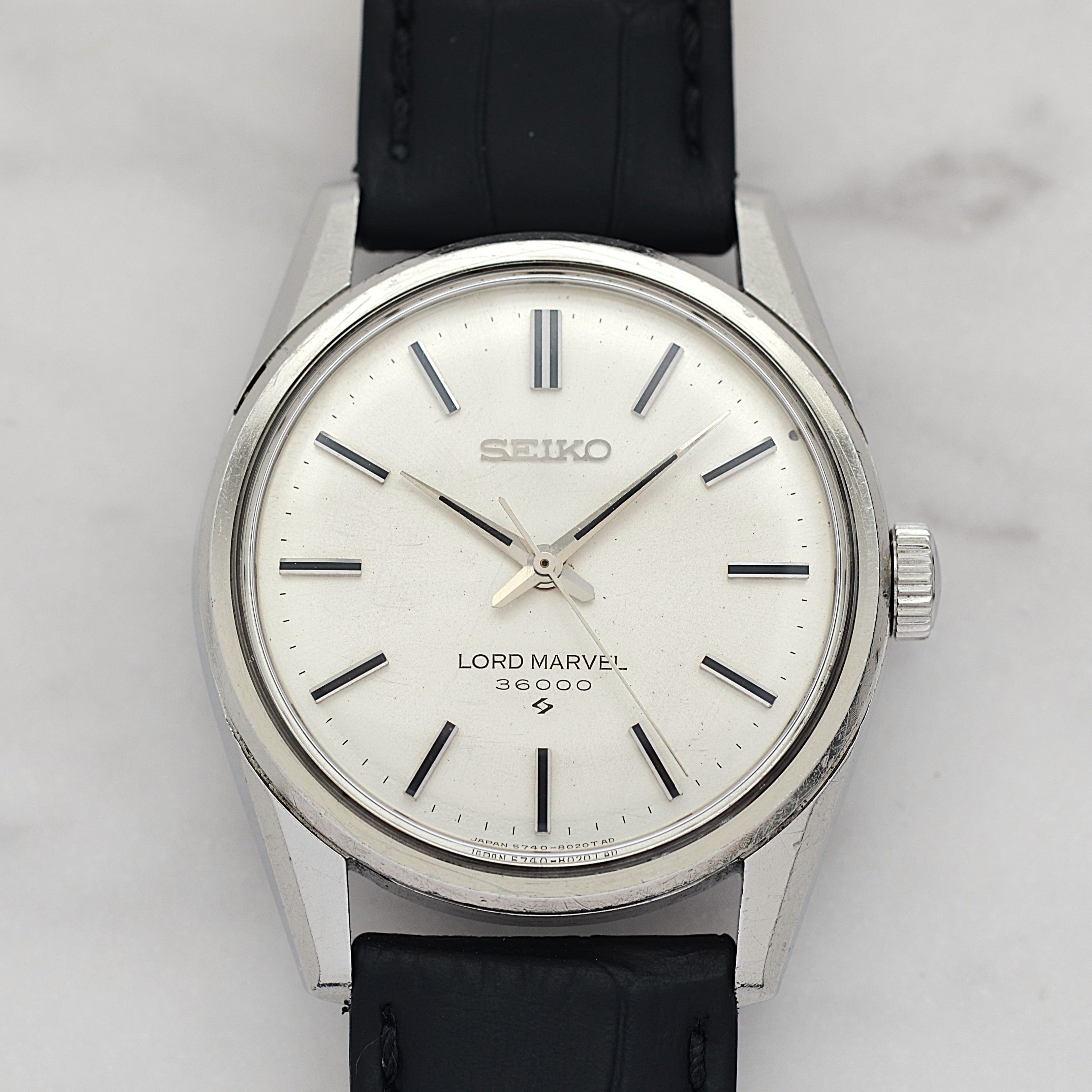 【SEIKO】Seiko Lord Marvel 36000 SS Bar Early Model Seahorse