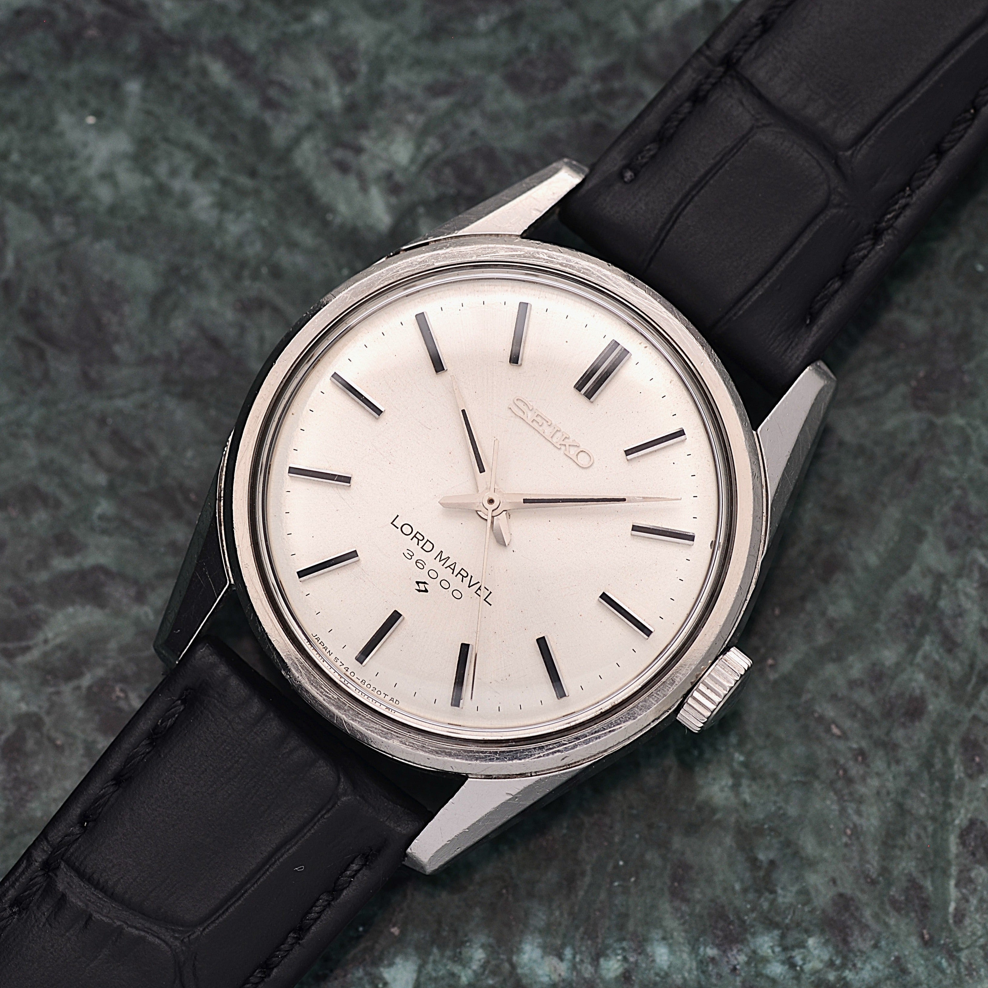 【SEIKO】Seiko Lord Marvel 36000 SS Bar Early Model Seahorse