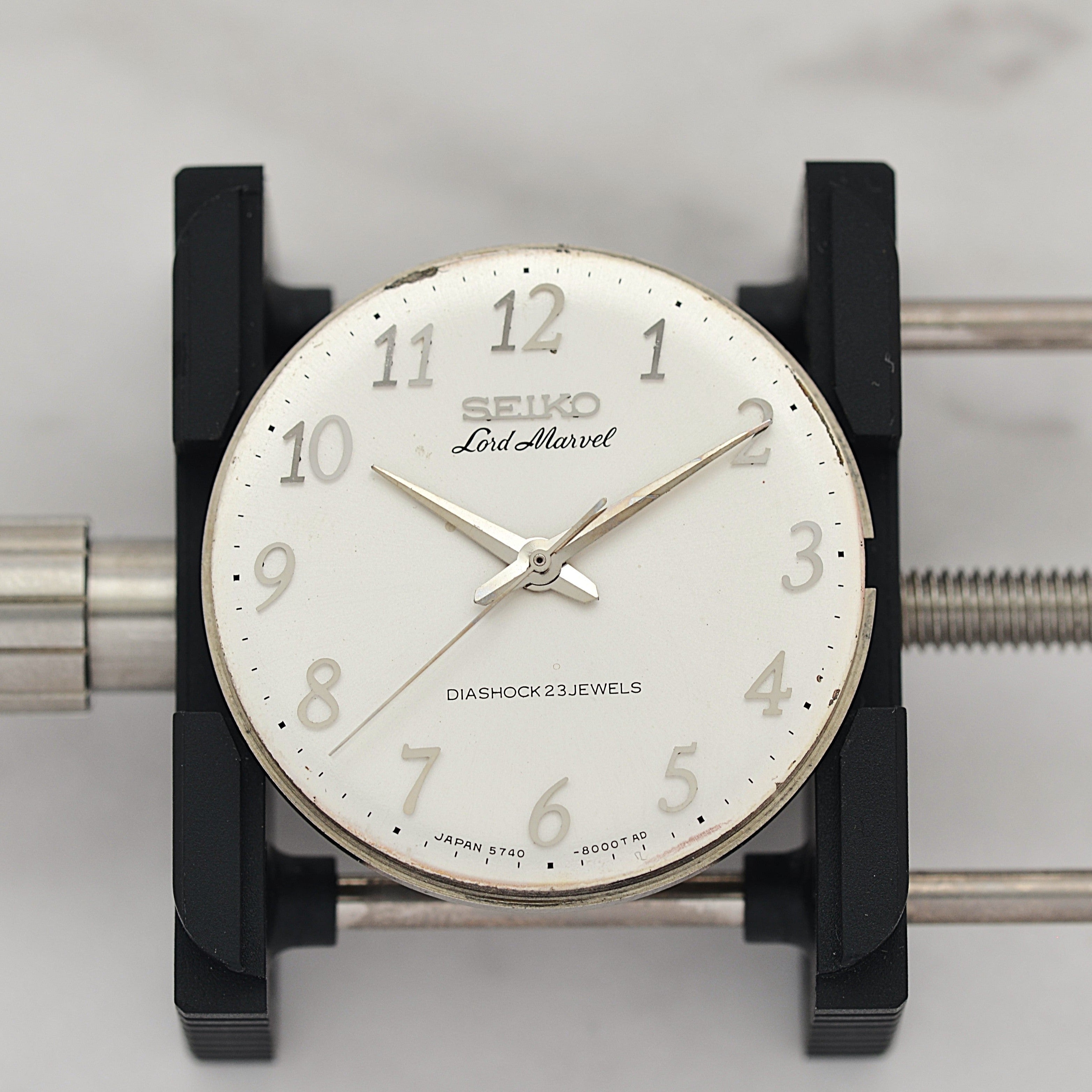 【SEIKO】セイコー ロードマーベル SS アラビア 5740-8000 純正尾錠付き 1967年2月製造