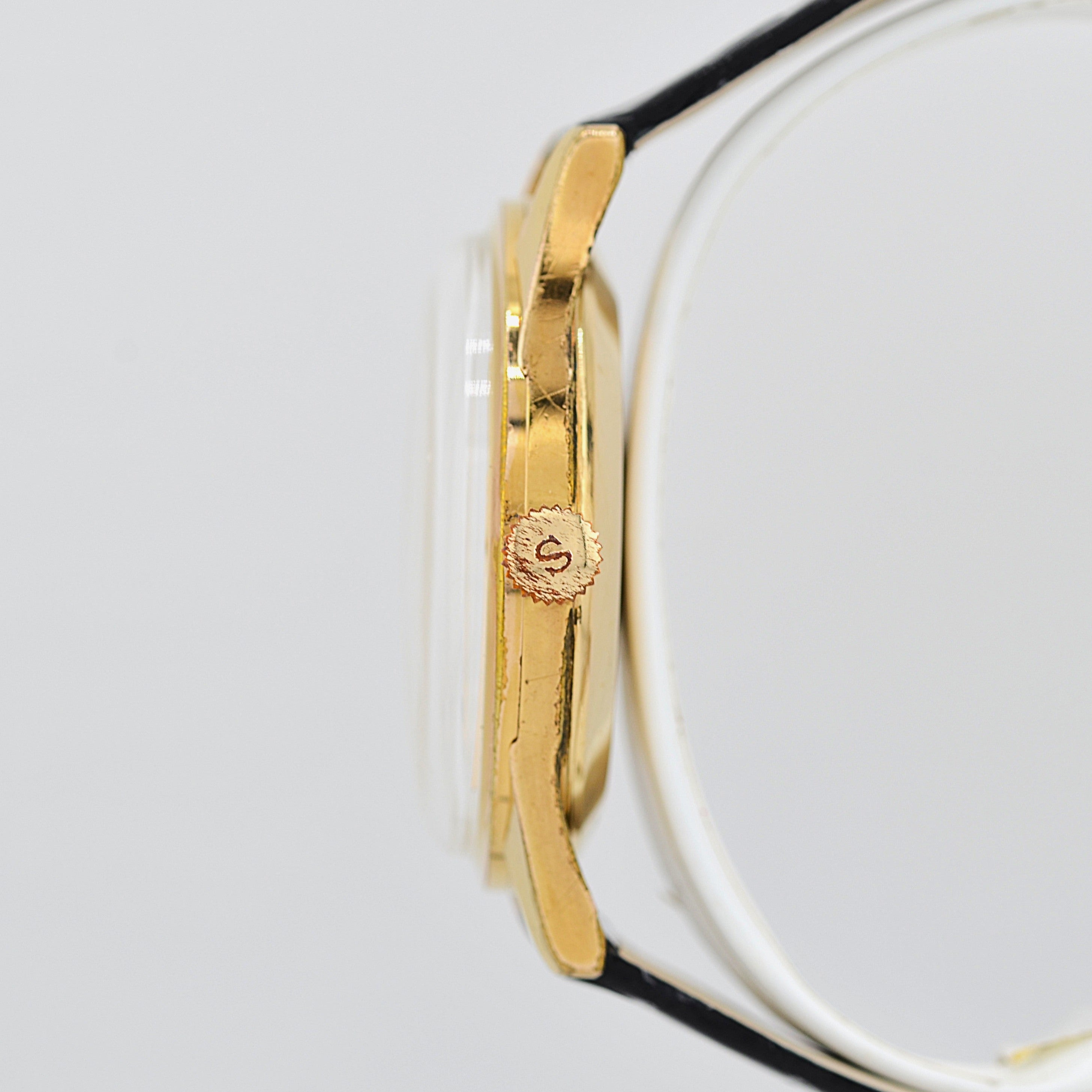 【SEIKO】Seiko Crown GP All-Numeral Raised Arabic, with Original Buckle, Manufactured May 1963
