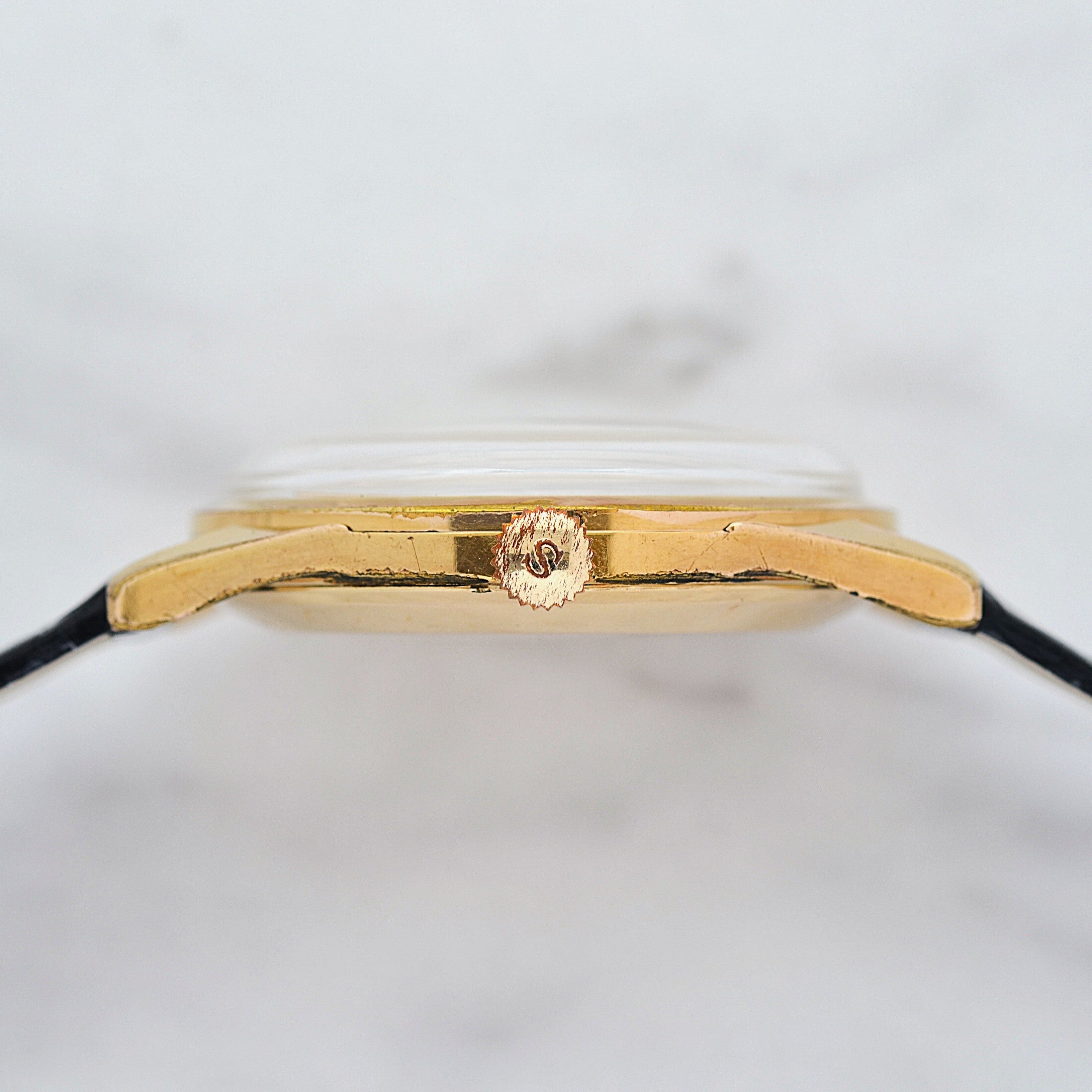 【SEIKO】Seiko Crown GP All-Numeral Raised Arabic, with Original Buckle, Manufactured May 1963