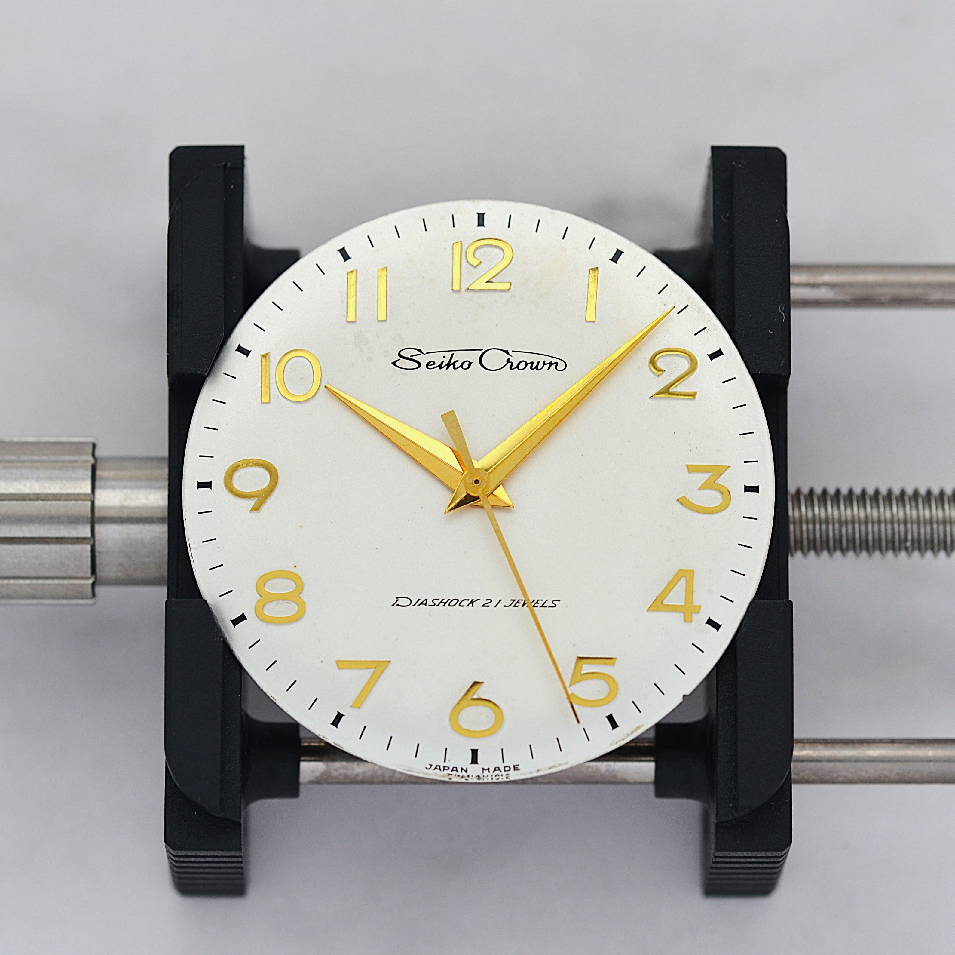 【SEIKO】Seiko Crown GP All-Numeral Raised Arabic, with Original Buckle, Manufactured May 1963