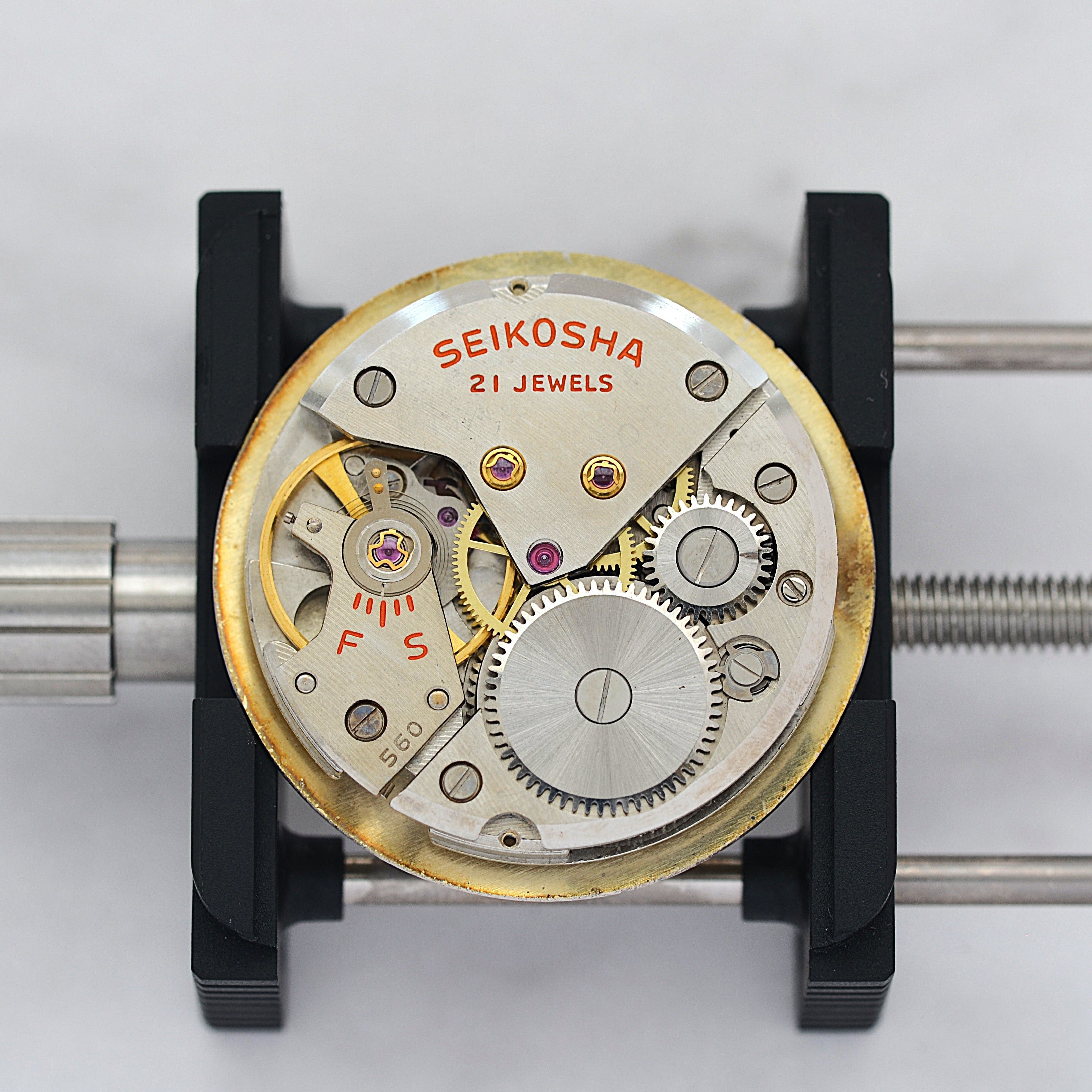 【SEIKO】Seiko Crown GP All-Numeral Raised Arabic, with Original Buckle, Manufactured May 1963