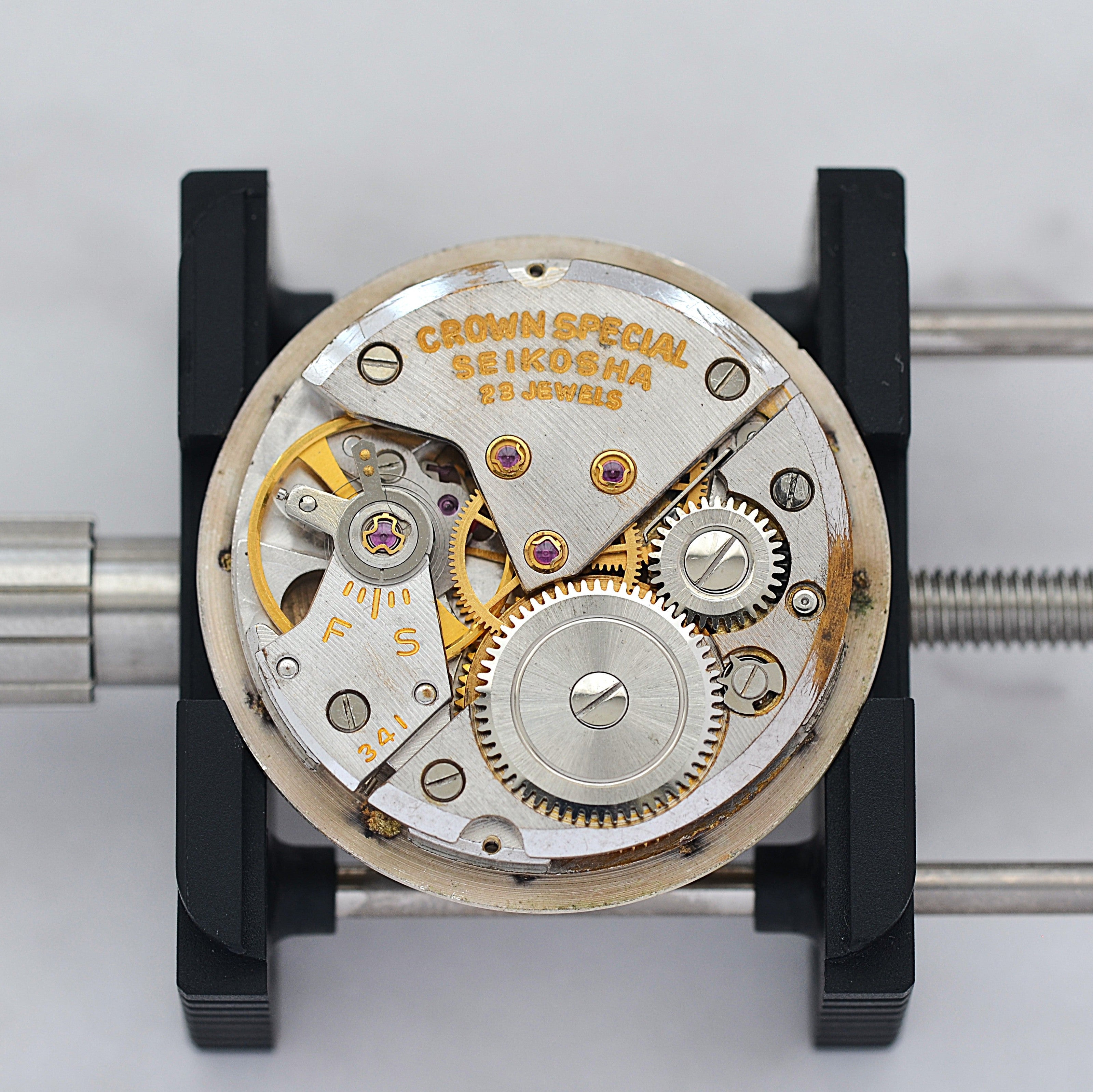 【SEIKO】Seiko Crown Special 14K YGF Fat Index with Original Buckle, Manufactured September 1962