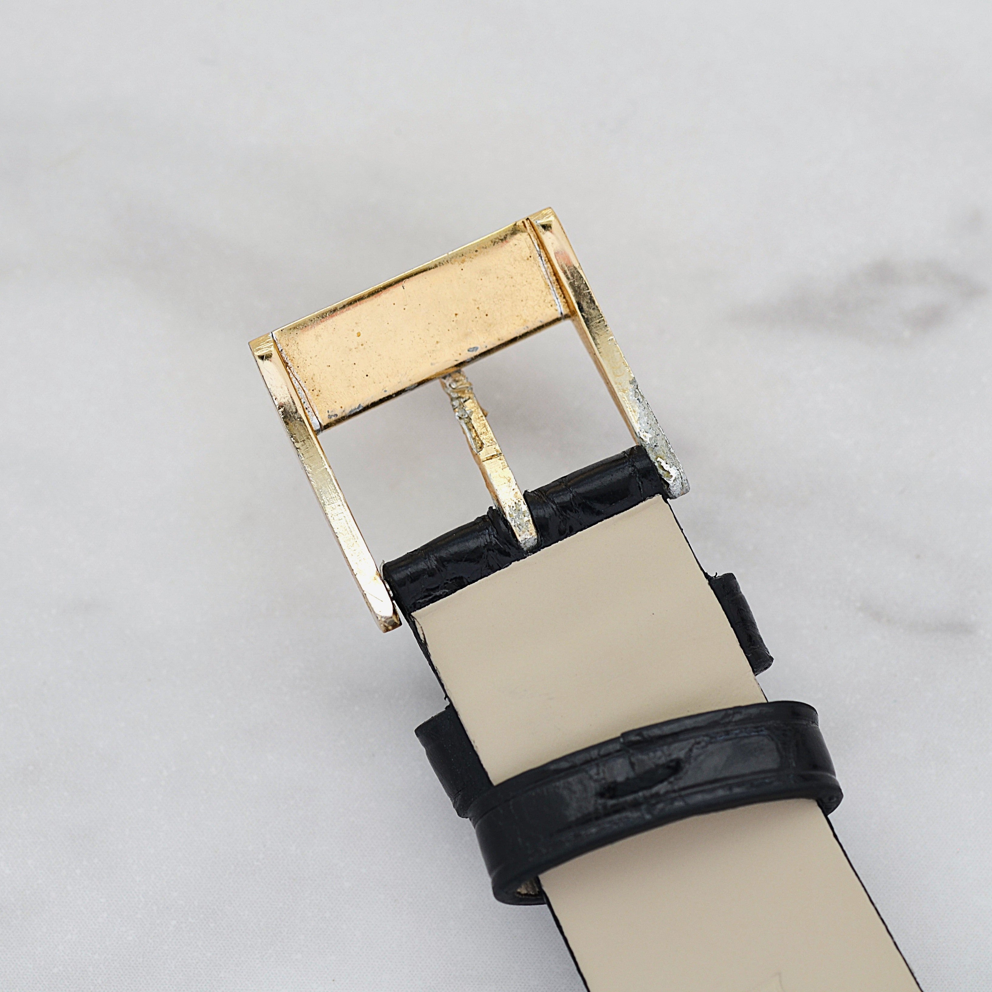 【SEIKO】Seiko Crown Special 14K YGF Fat Index with Original Buckle, Manufactured September 1962