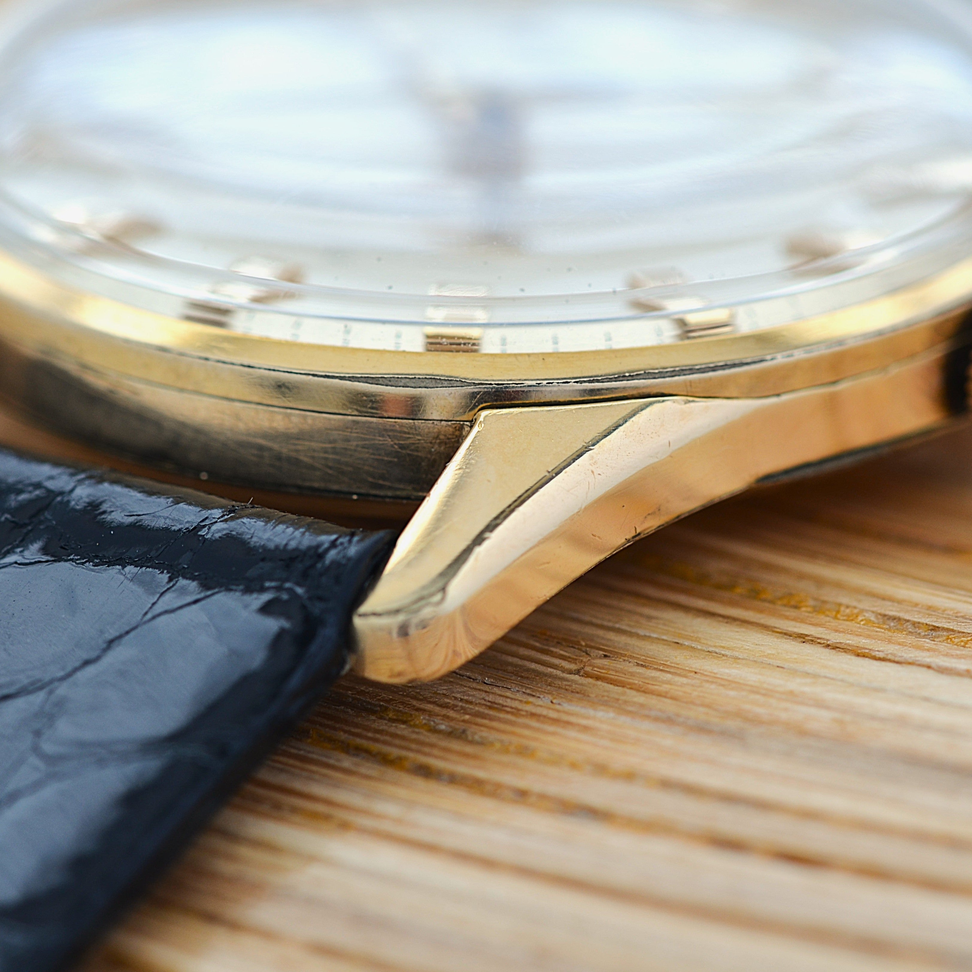 【SEIKO】Seiko Crown Special 14K YGF Fat Index with Original Buckle, Manufactured September 1962