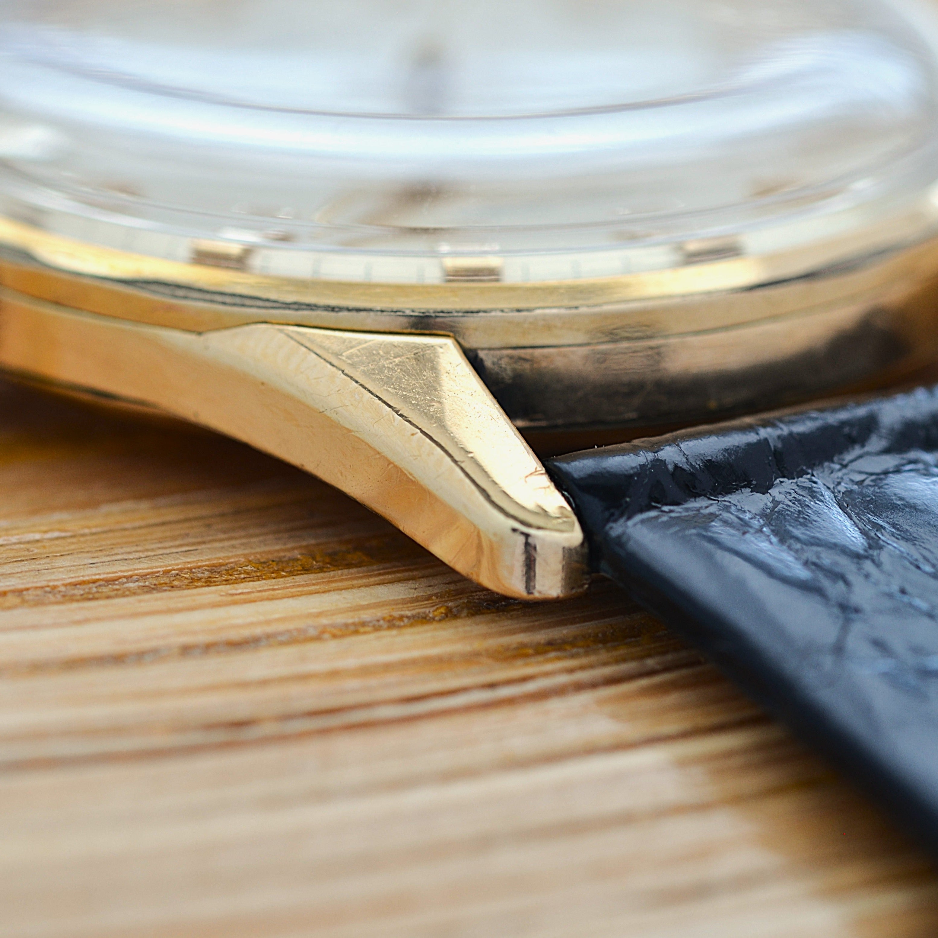 【SEIKO】Seiko Crown Special 14K YGF Fat Index with Original Buckle, Manufactured September 1962