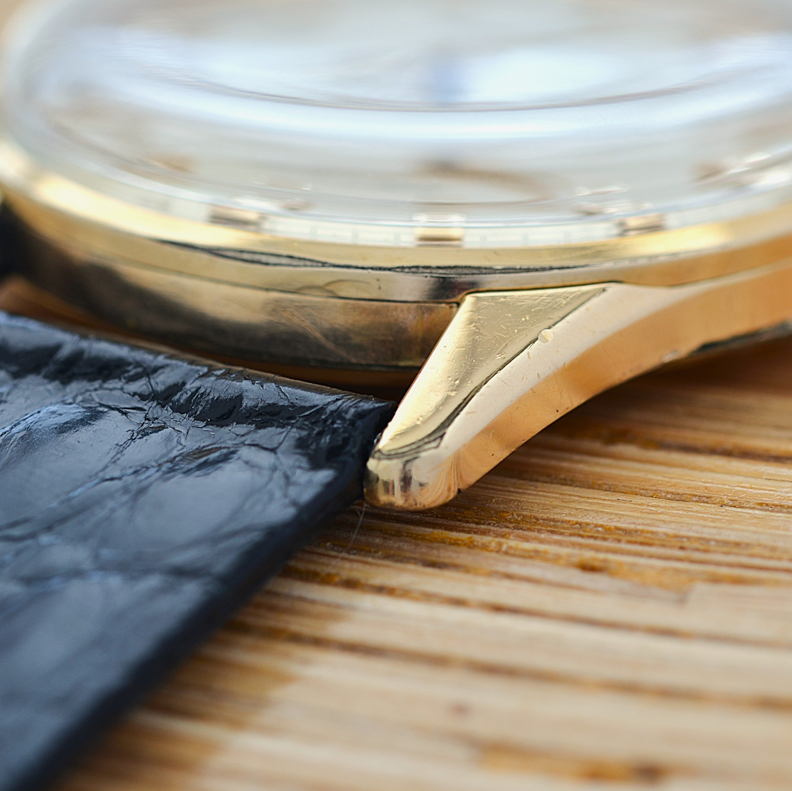 【SEIKO】Seiko Crown Special 14K YGF Fat Index with Original Buckle, Manufactured September 1962