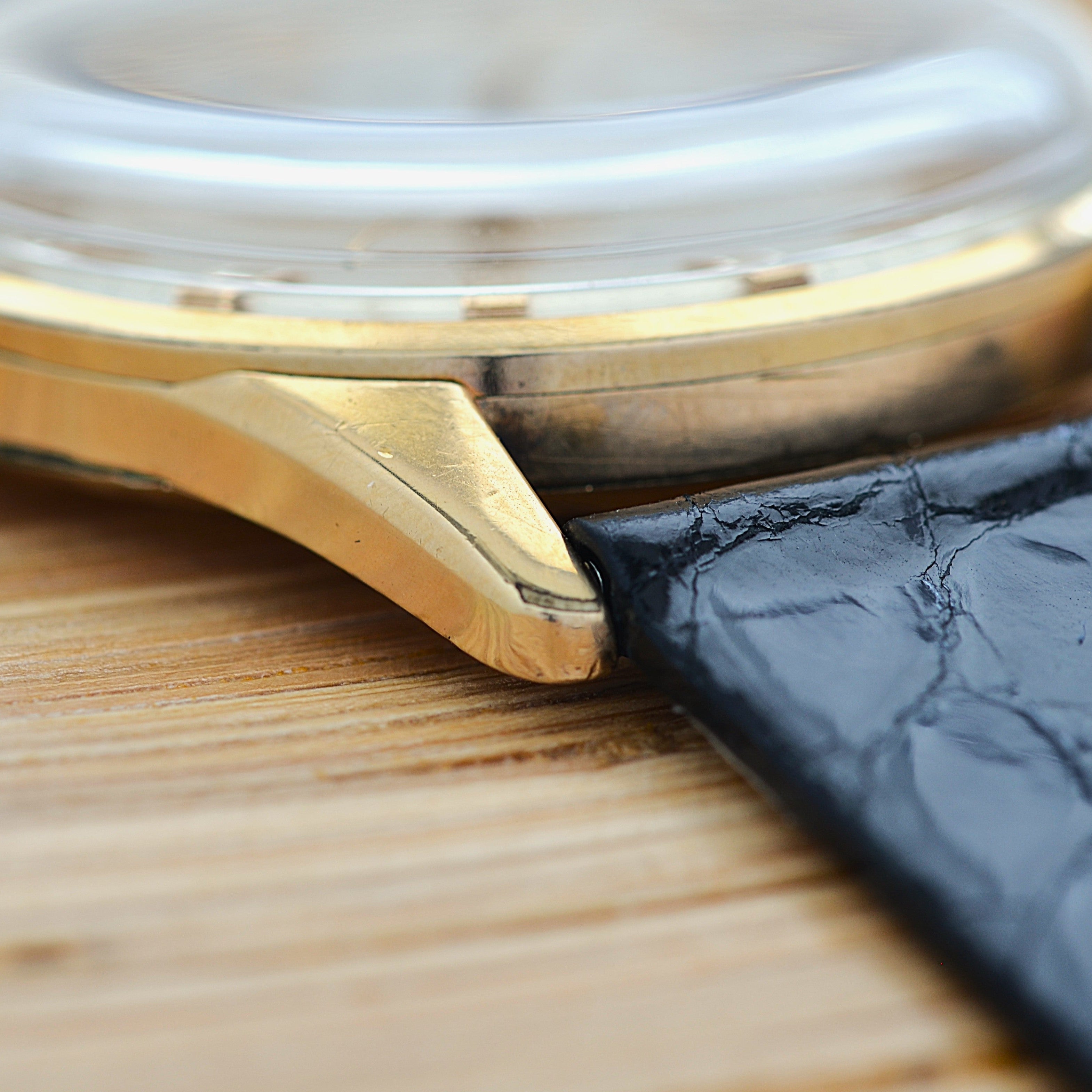 【SEIKO】Seiko Crown Special 14K YGF Fat Index with Original Buckle, Manufactured September 1962