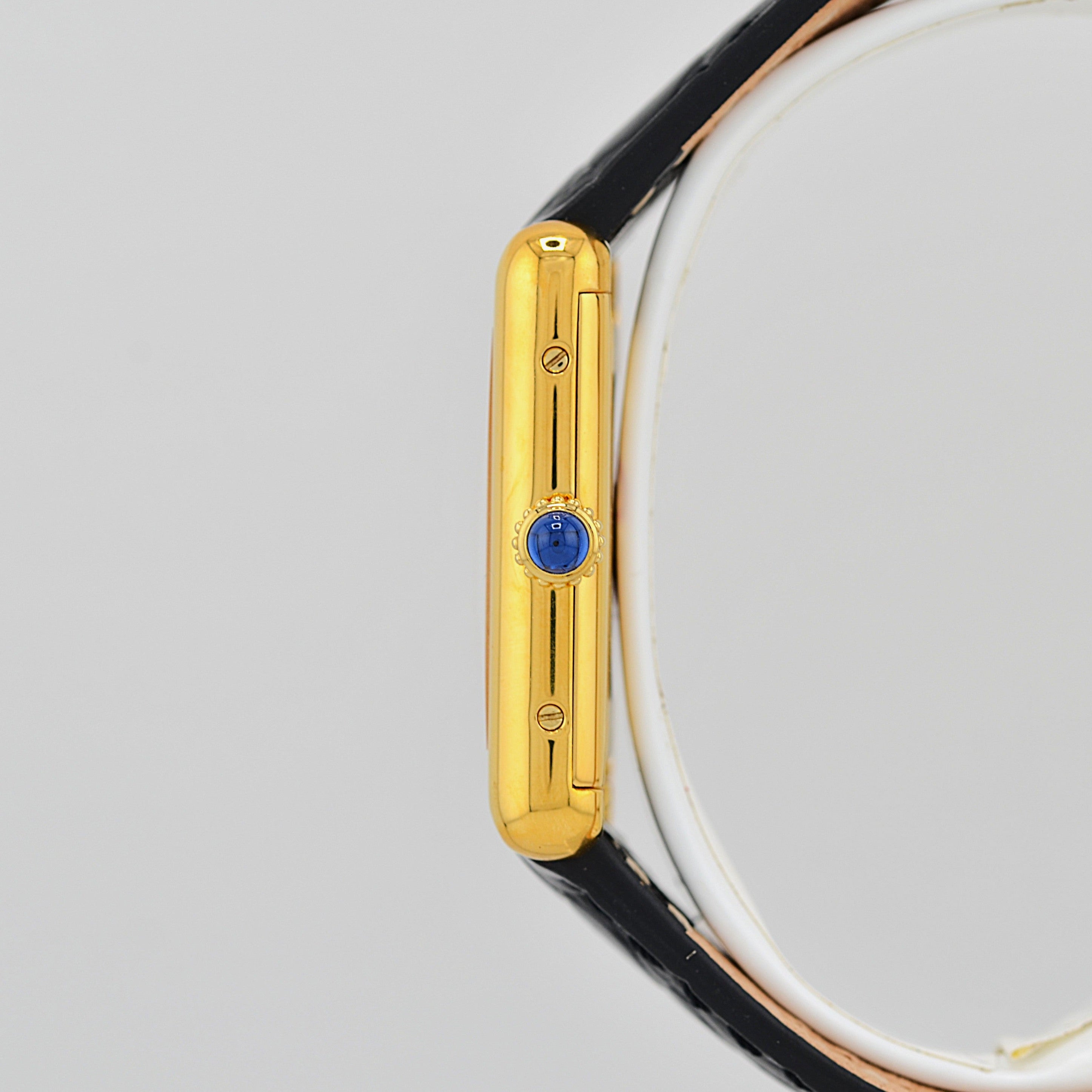 【Cartier】Cartier Must Tank LM Ivory Roman Manual Winding with Lifetime Warranty
