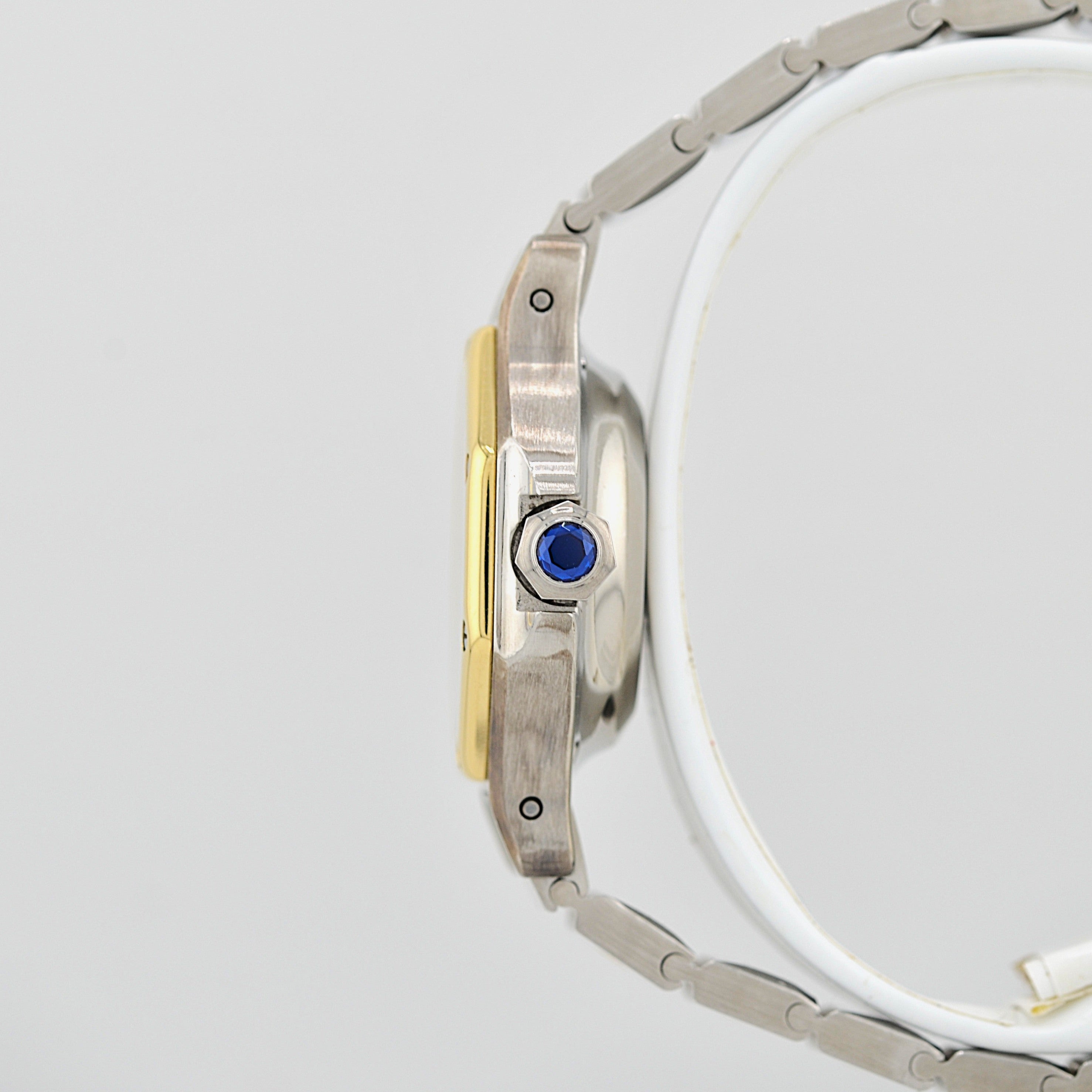 【Cartier】カルティエ サントスオクタゴンSM 18KYG×SS 永久保証書付き カルティエコンプリートサービス済み