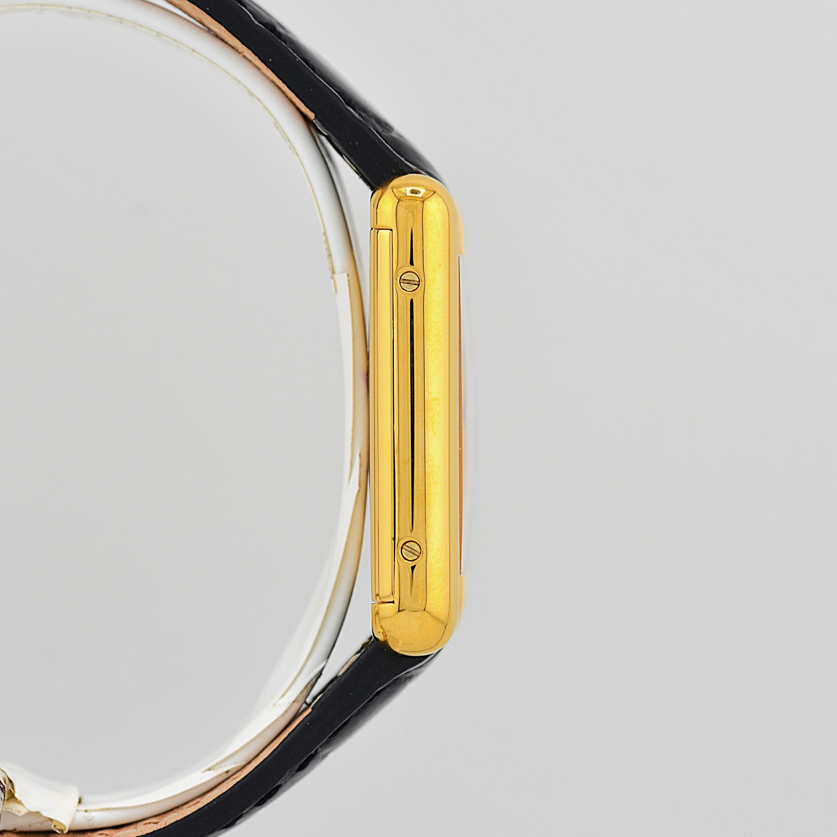 【Cartier】Cartier Must Tank LM Ivory Roman Manual Winding with Lifetime Warranty