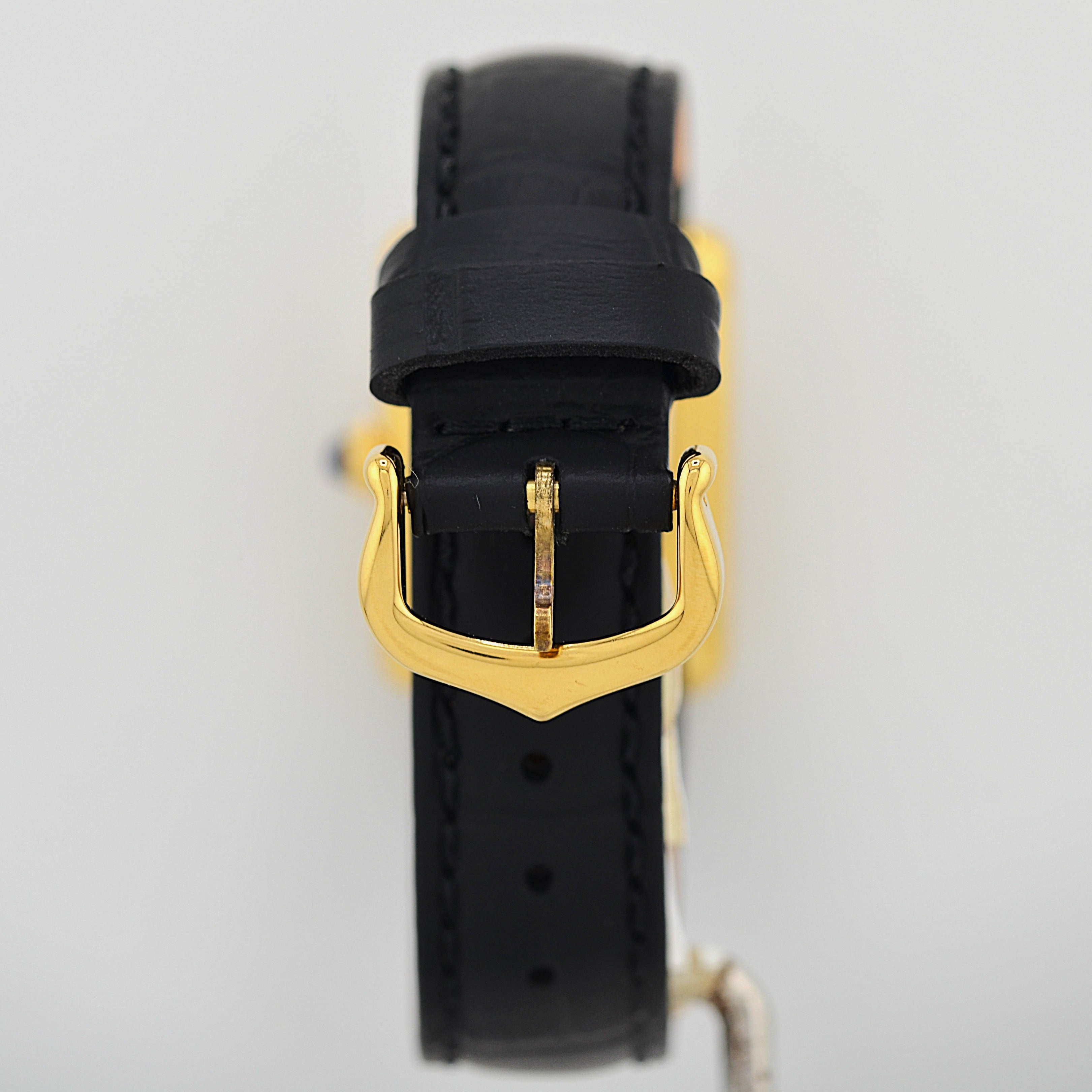 【Cartier】カルティエ マストタンクSM ブラックローマ 手巻き 永久保証書付き カルティエコンプリートサービス済み