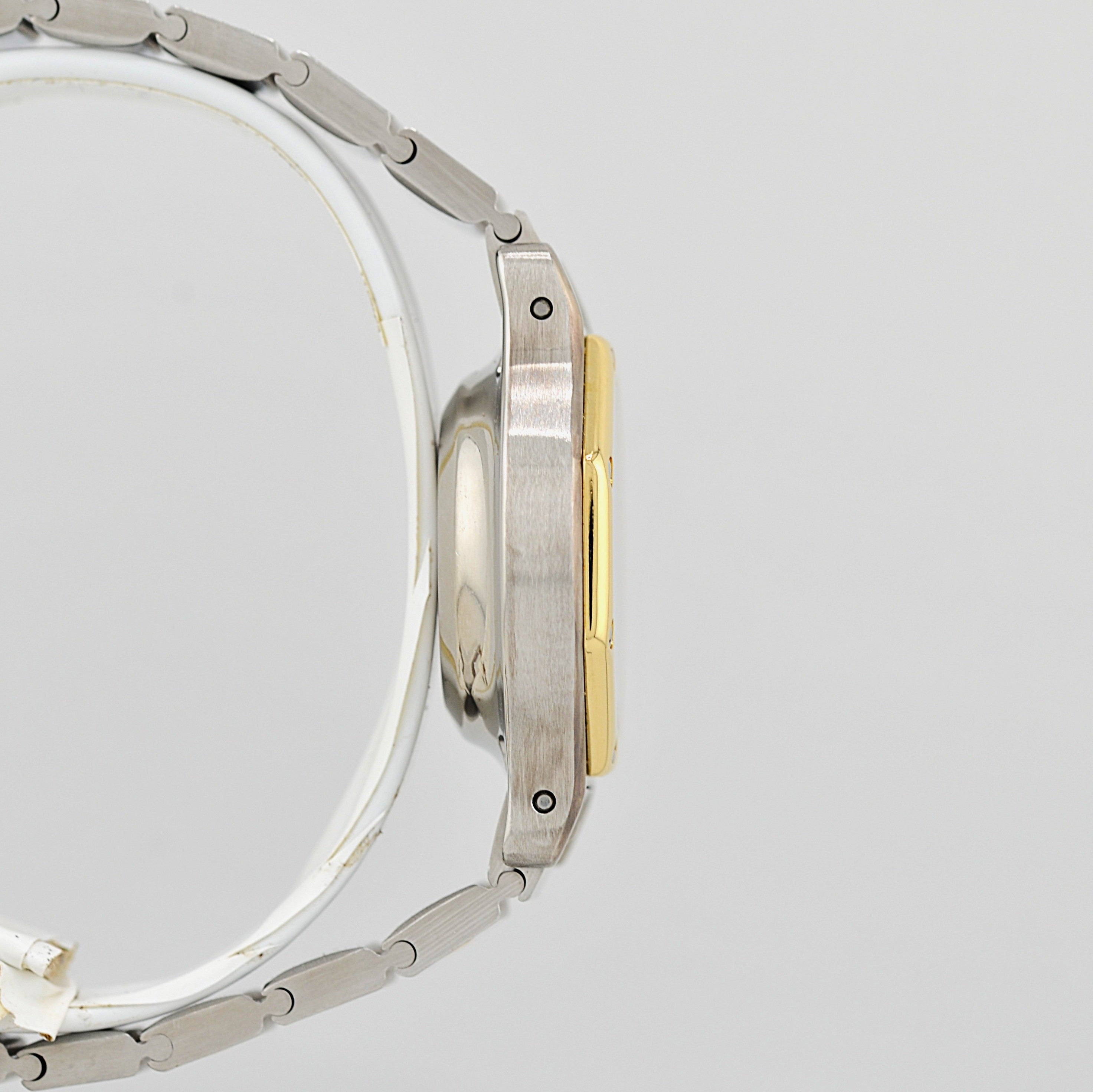 【Cartier】カルティエ サントスオクタゴンSM 18KYG×SS 永久保証書付き カルティエコンプリートサービス済み