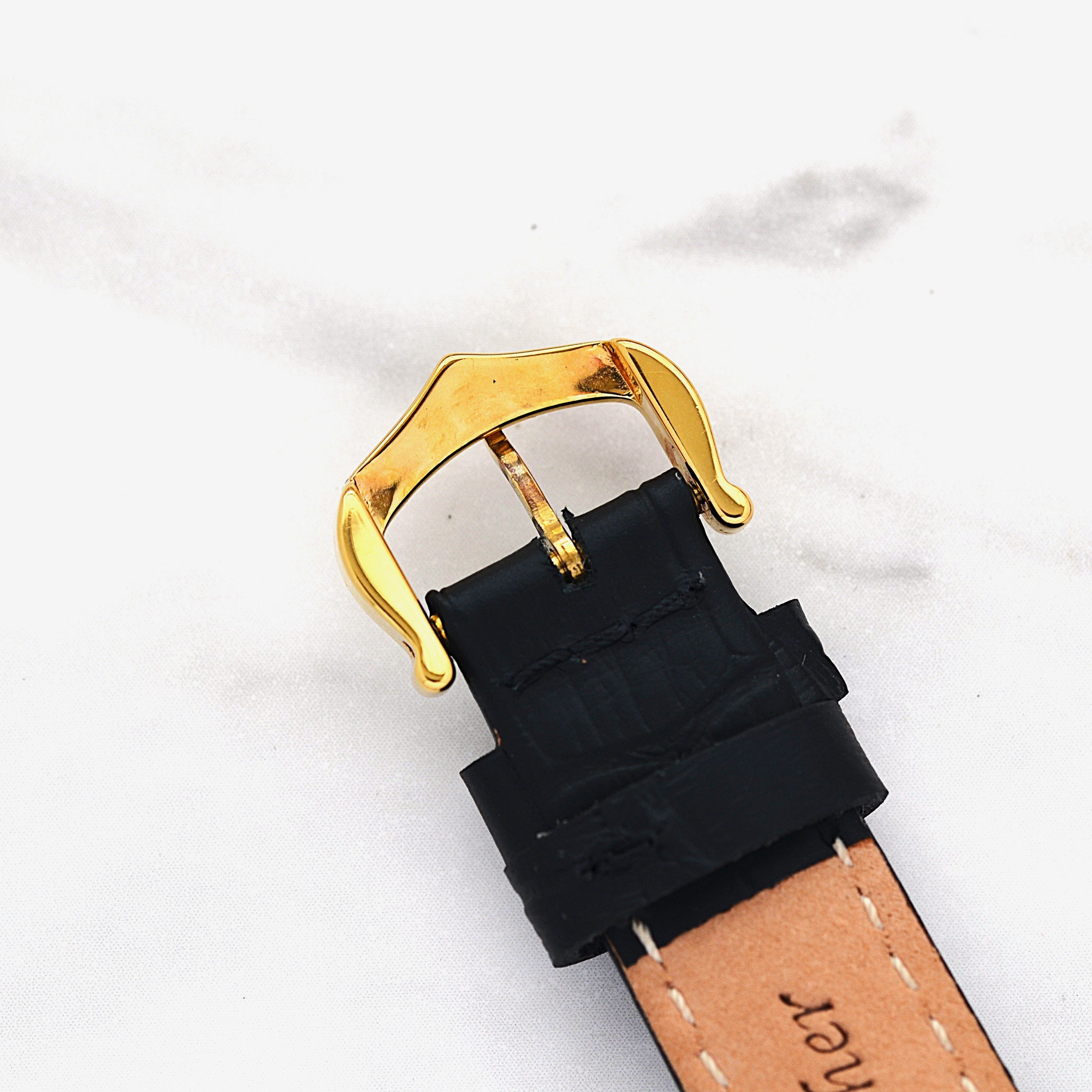 【Cartier】カルティエ マストタンクSM ブラックローマ 手巻き 永久保証書付き カルティエコンプリートサービス済み