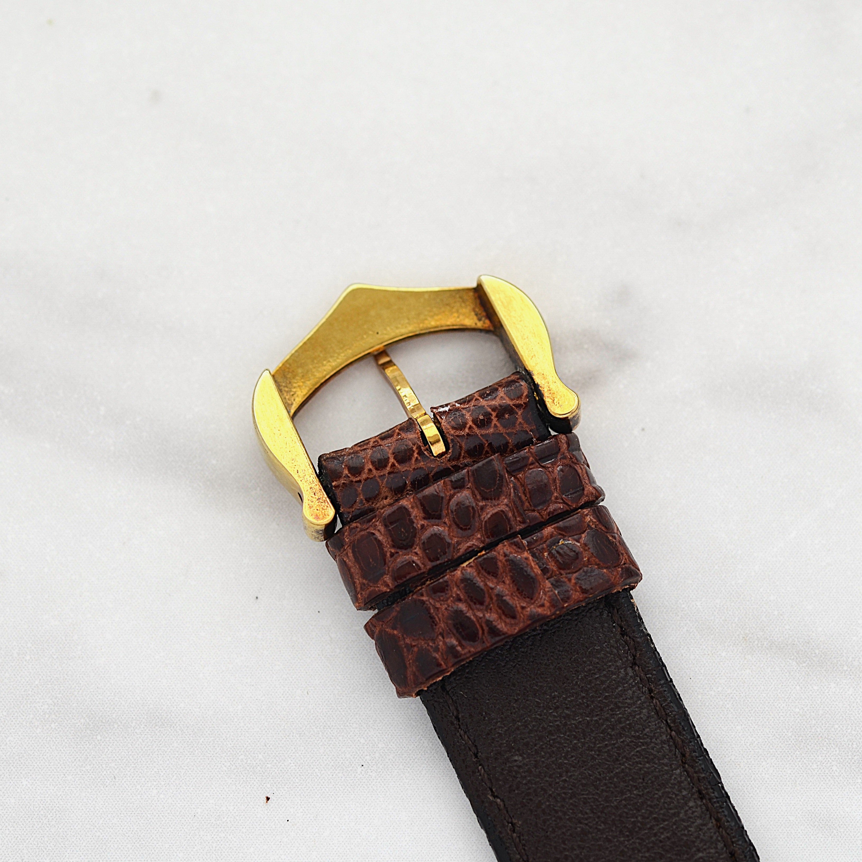 [Cartier] Cartier Must Tank SM, Ivory Roman, Manual Winding, with Permanent Guarantee, Cartier Complete Service Performed