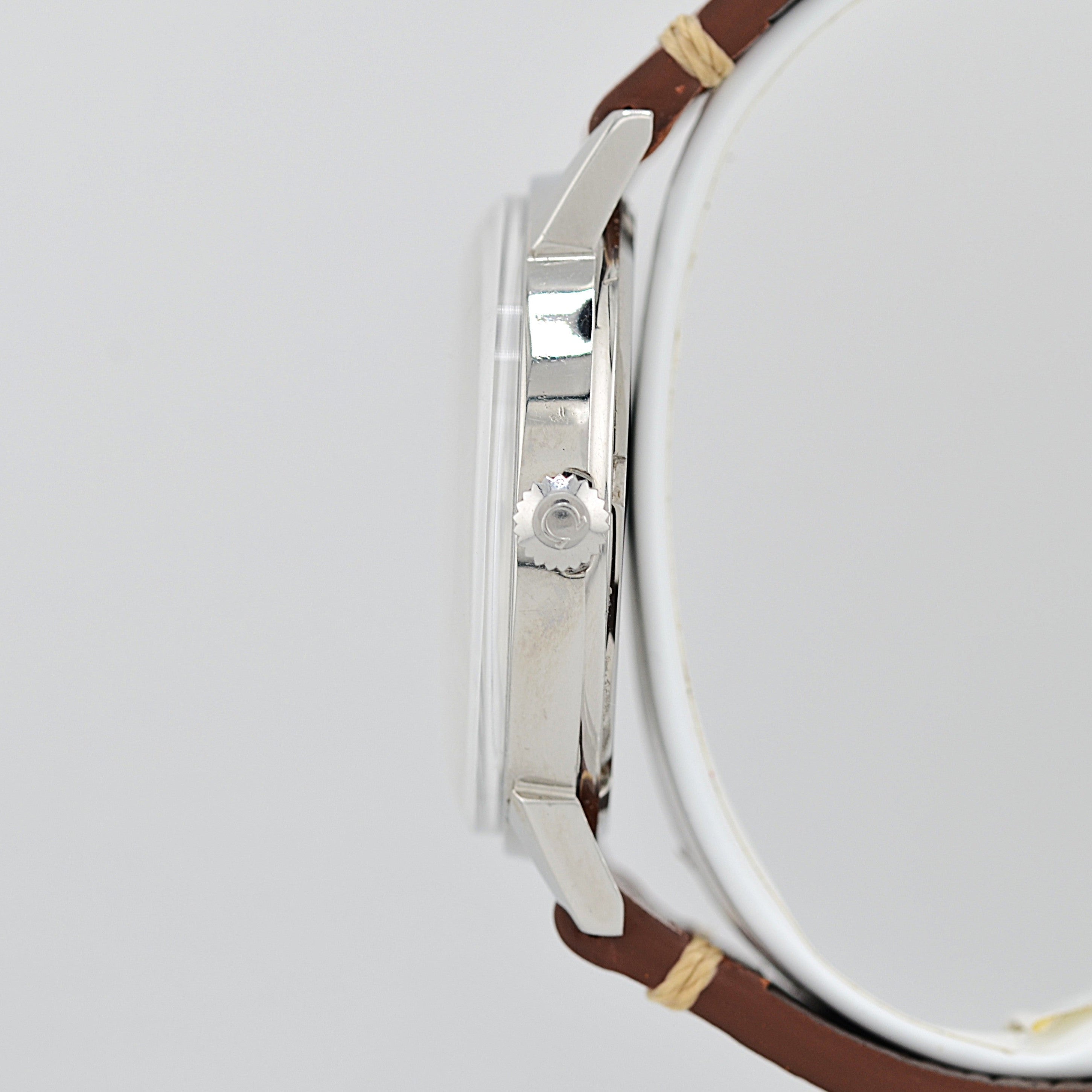 【OMEGA】オメガ ジュネーヴ SS ラウンド Cal.601 Silver 純正尾錠付き