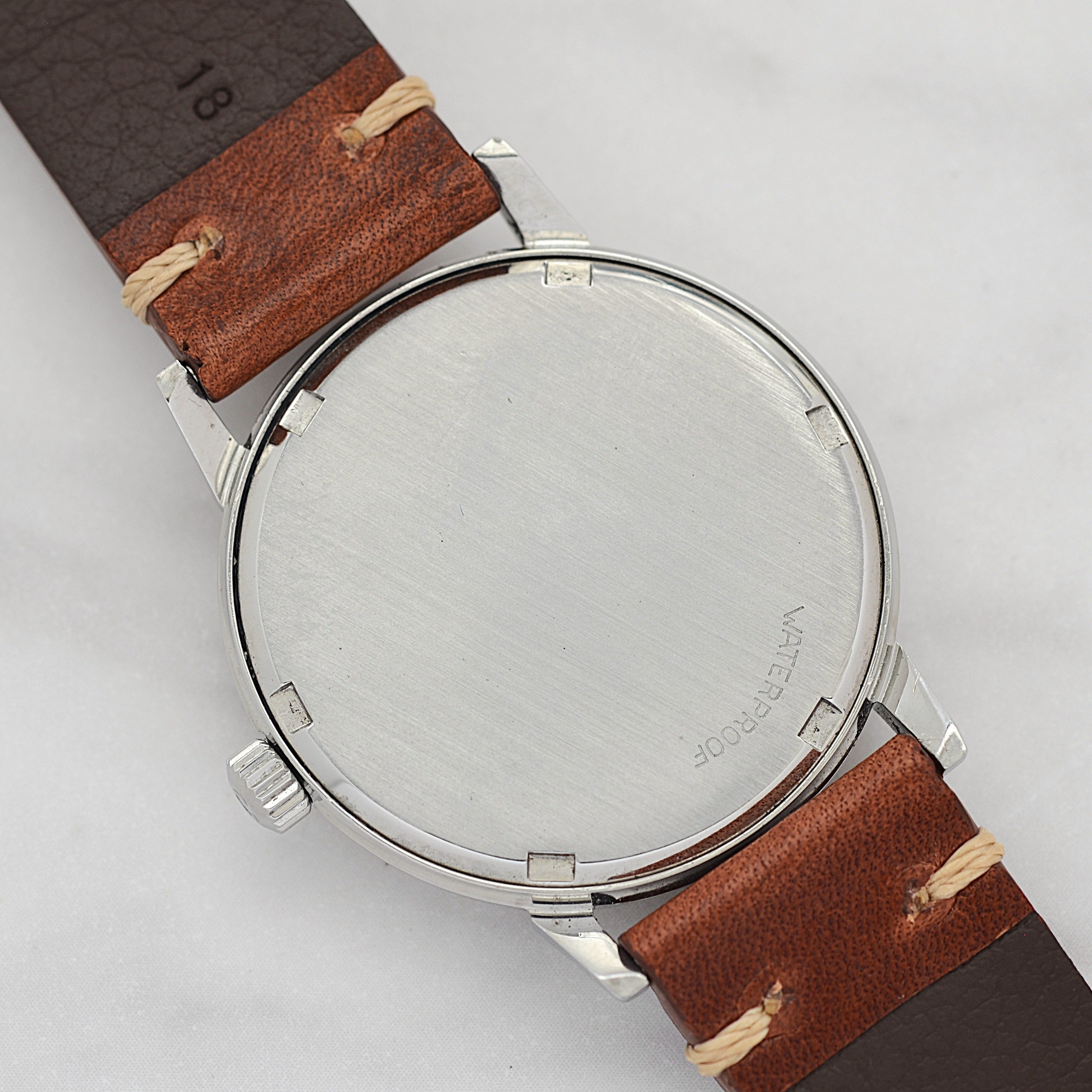 【OMEGA】オメガ ジュネーヴ SS ラウンド Cal.601 Silver 純正尾錠付き