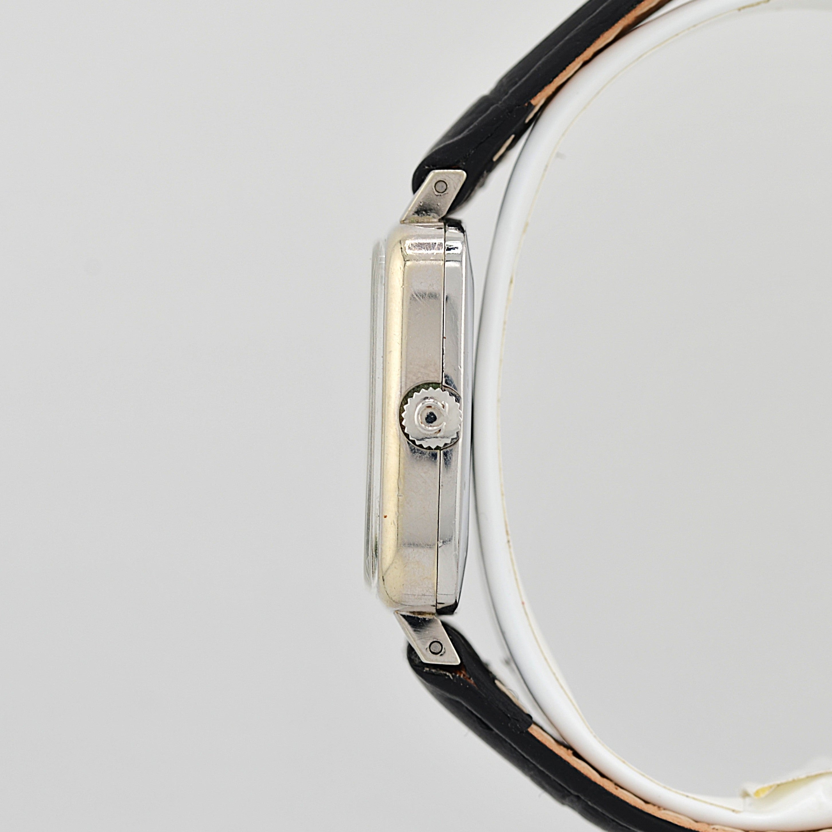 【OMEGA】オメガ ジュネーヴ WGP スクエア Silver ボーイズサイズ 純正尾錠付き