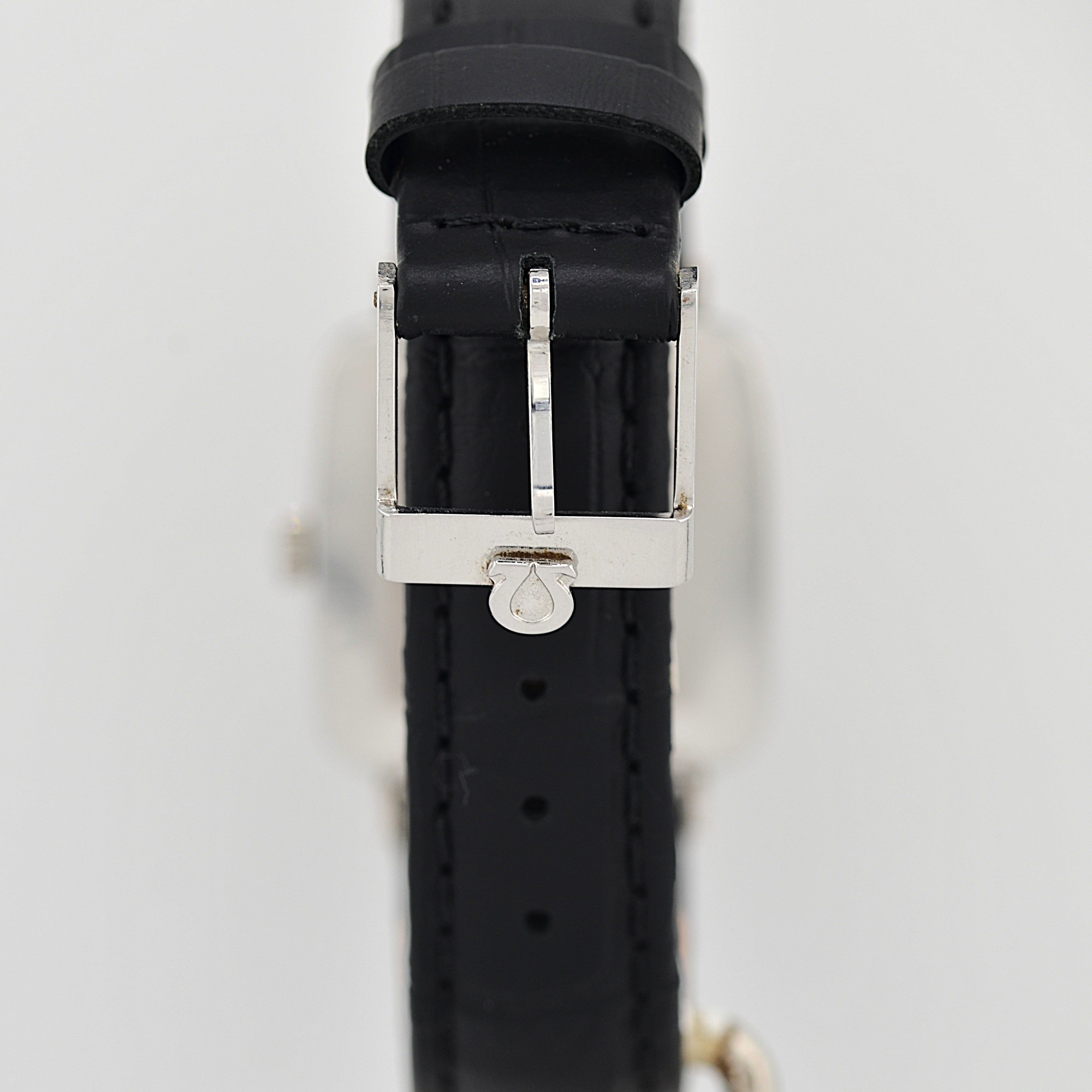【OMEGA】オメガ ジュネーヴ WGP スクエア Silver ボーイズサイズ 純正尾錠付き