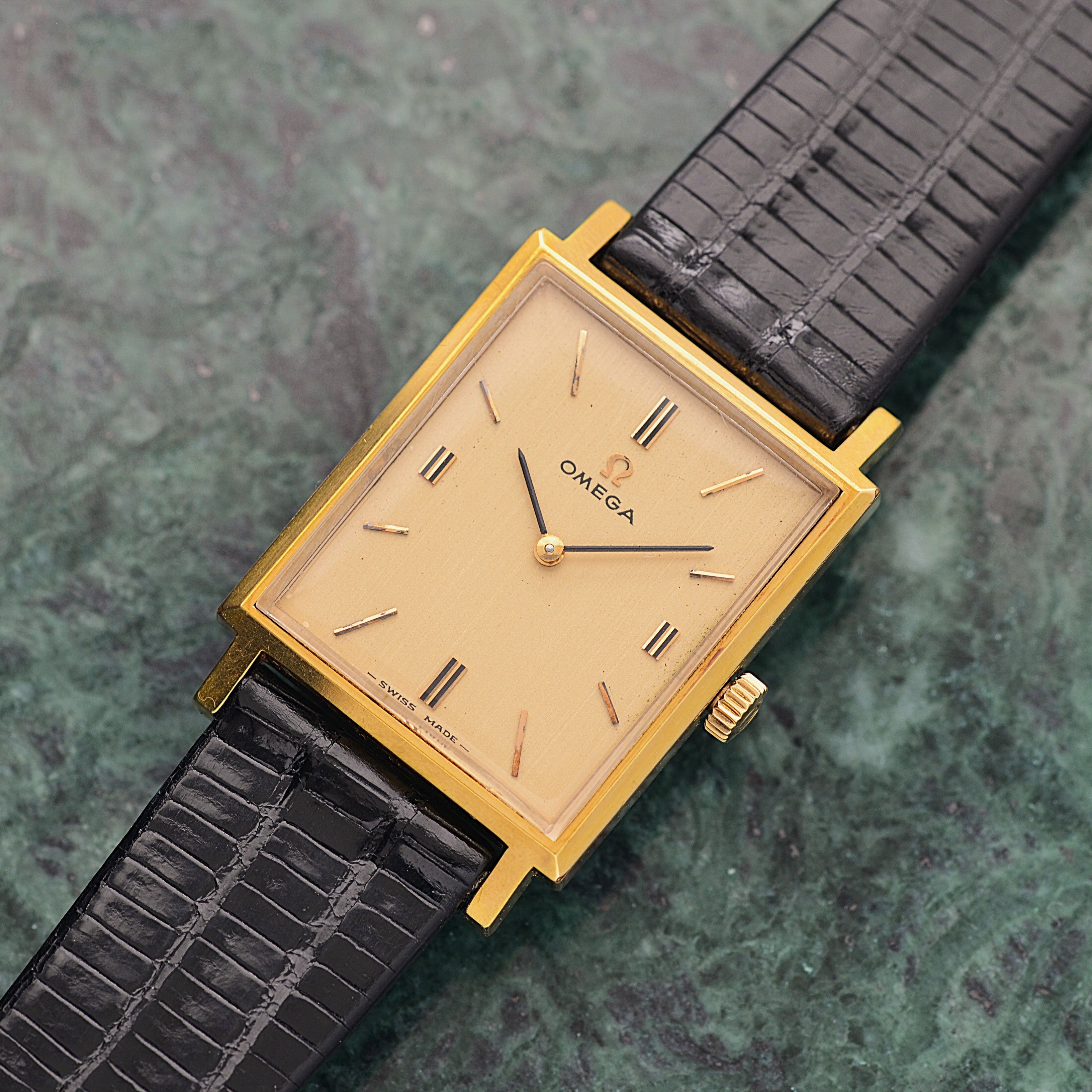 【OMEGA】オメガ レクタングルモデル GP 手巻き 純正尾錠付き