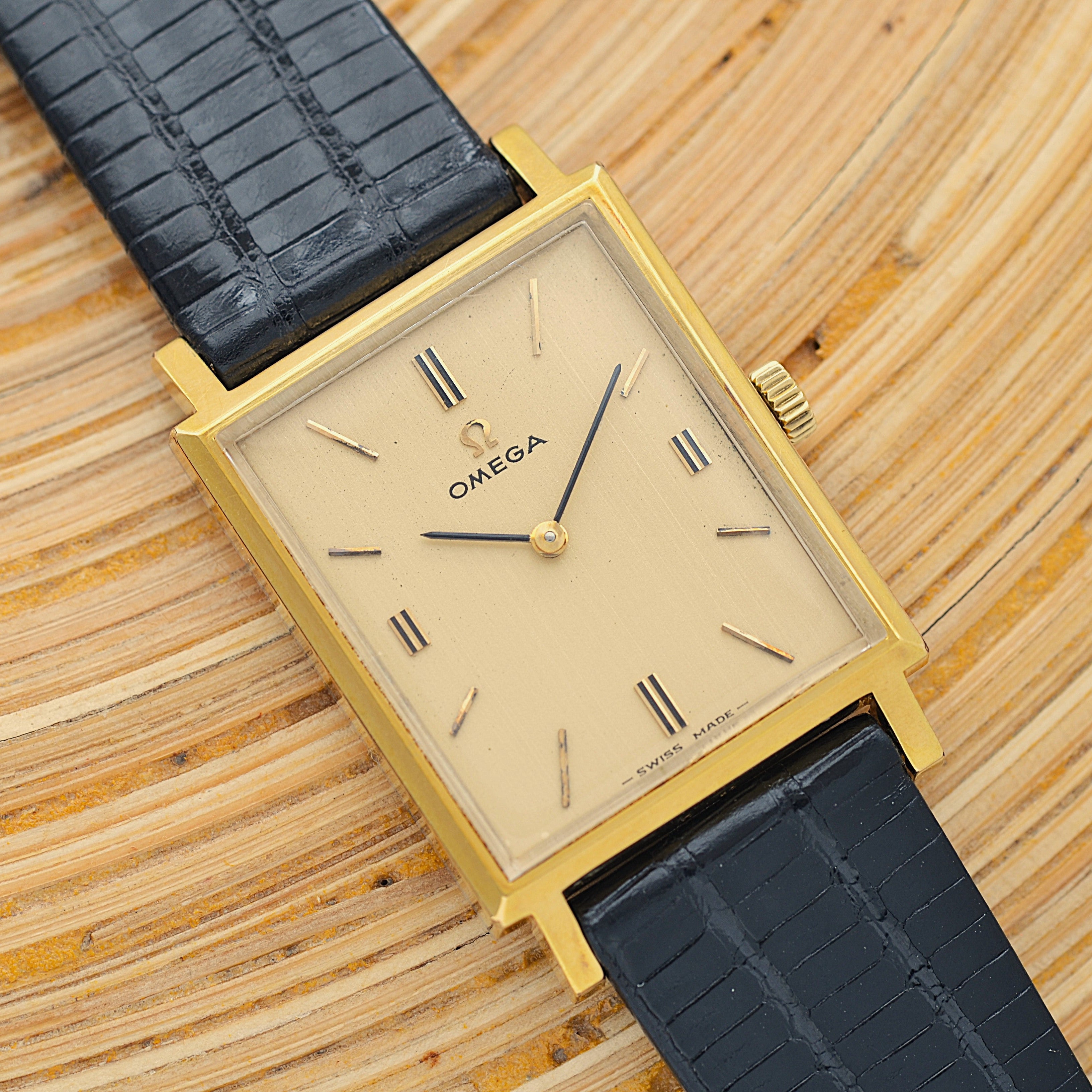 【OMEGA】オメガ レクタングルモデル GP 手巻き 純正尾錠付き