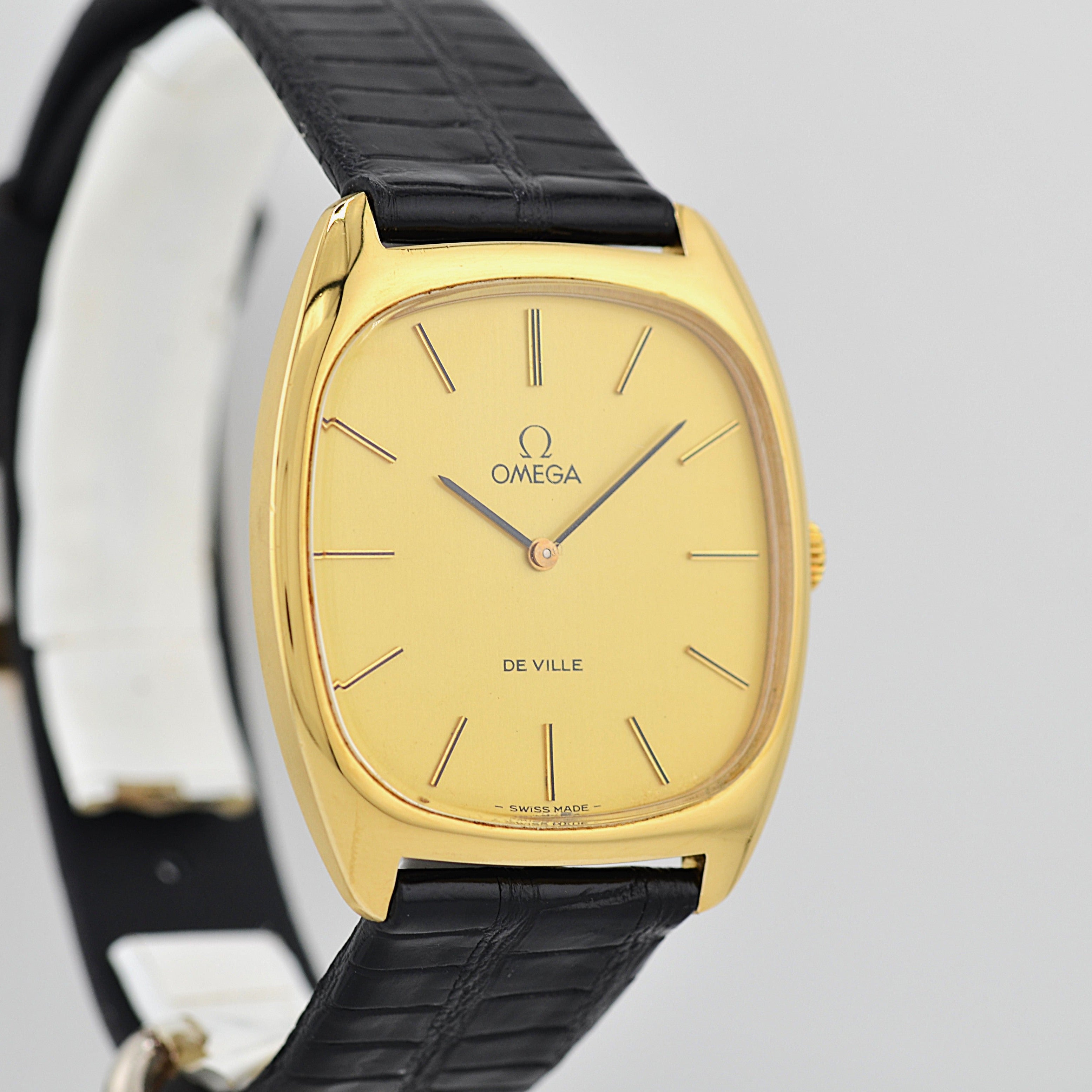 【OMEGA】オメガ デヴィル GP クッションケース Gold 純正尾錠付き