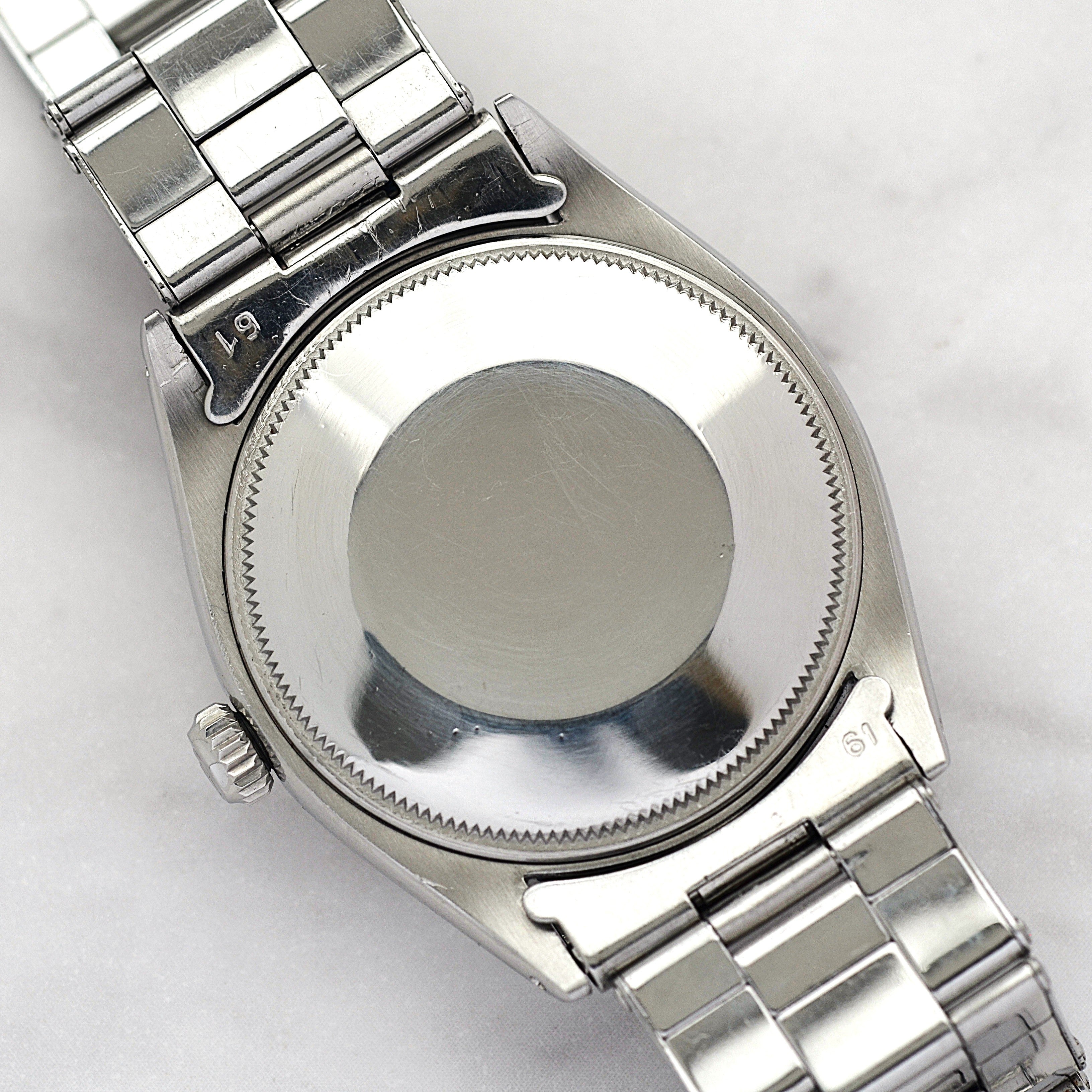 【ROLEX 】ロレックス オイスターパーペチュアルRef.1002 Silver クサビインデックス 1960年製