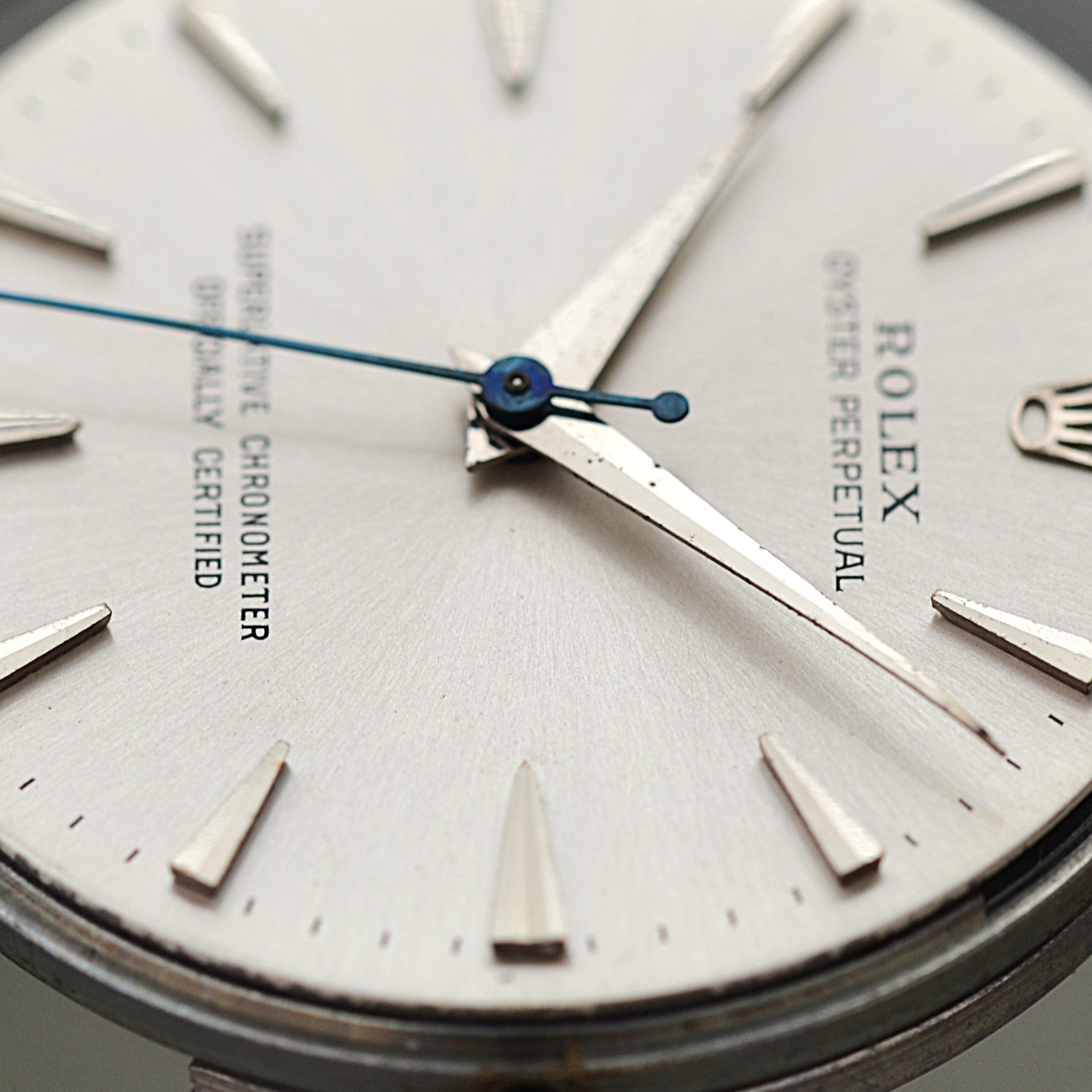 【ROLEX 】ロレックス オイスターパーペチュアルRef.1002 Silver クサビインデックス 1960年製