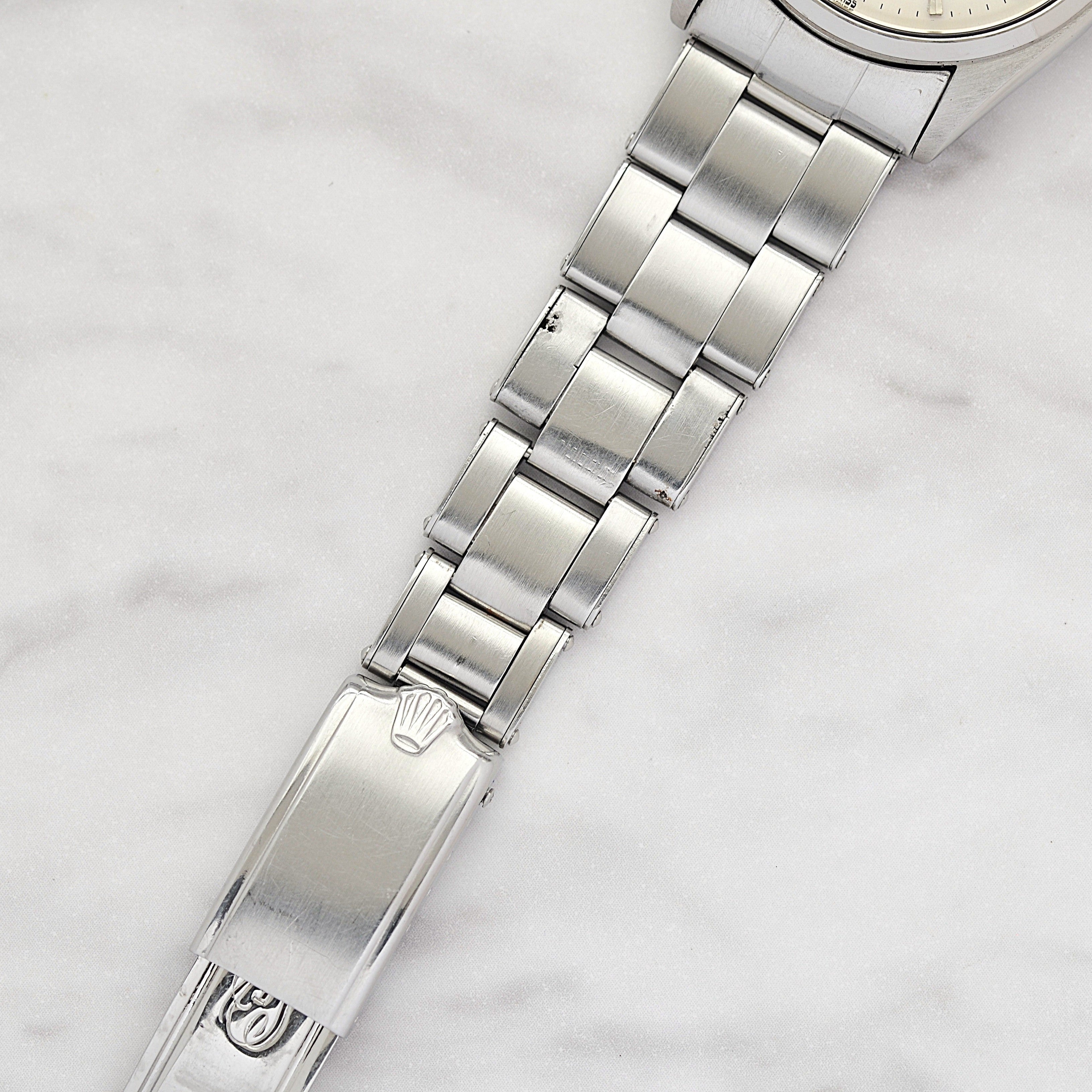 【ROLEX 】ロレックス オイスターパーペチュアルRef.1002 Silver クサビインデックス 1960年製