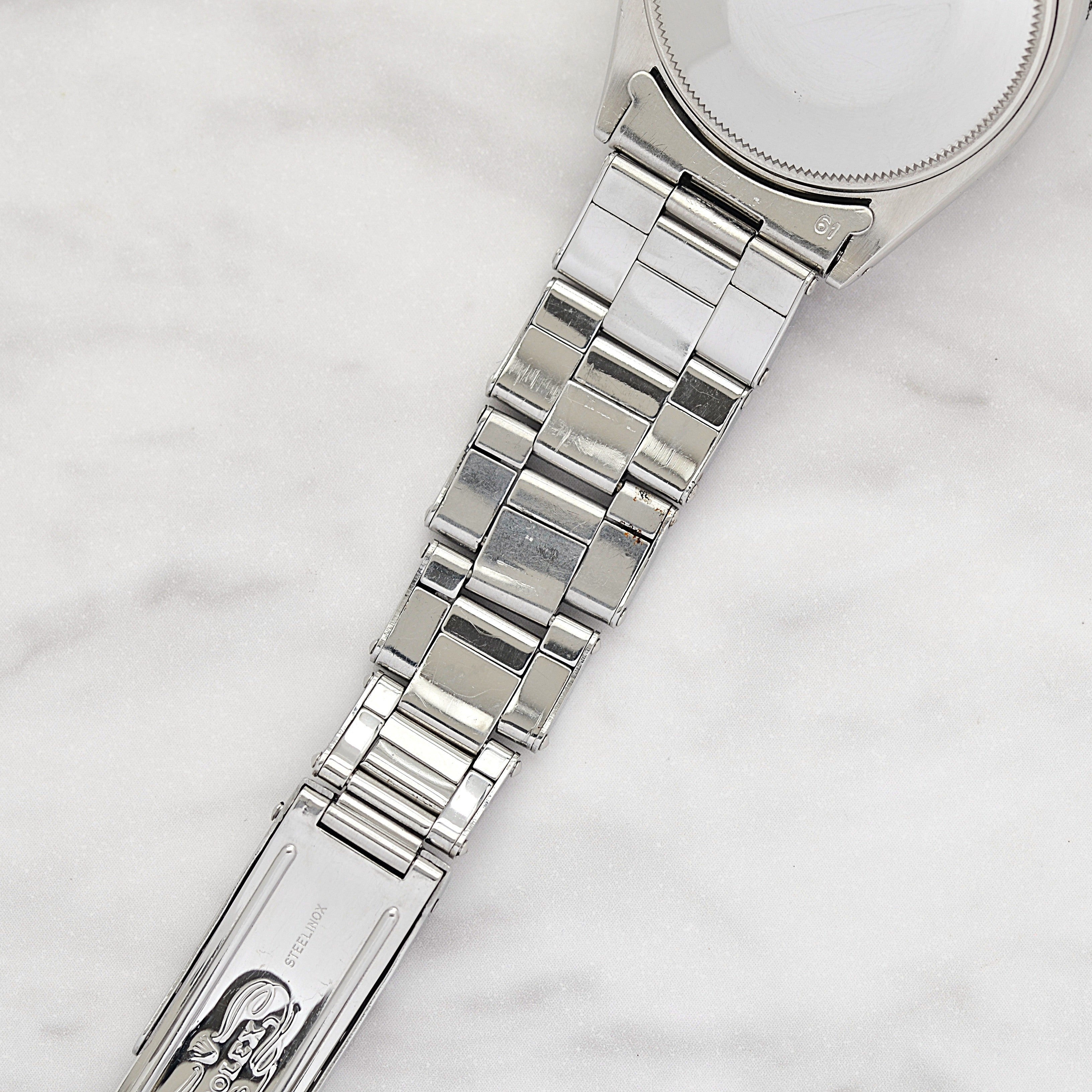 【ROLEX 】ロレックス オイスターパーペチュアルRef.1002 Silver クサビインデックス 1960年製