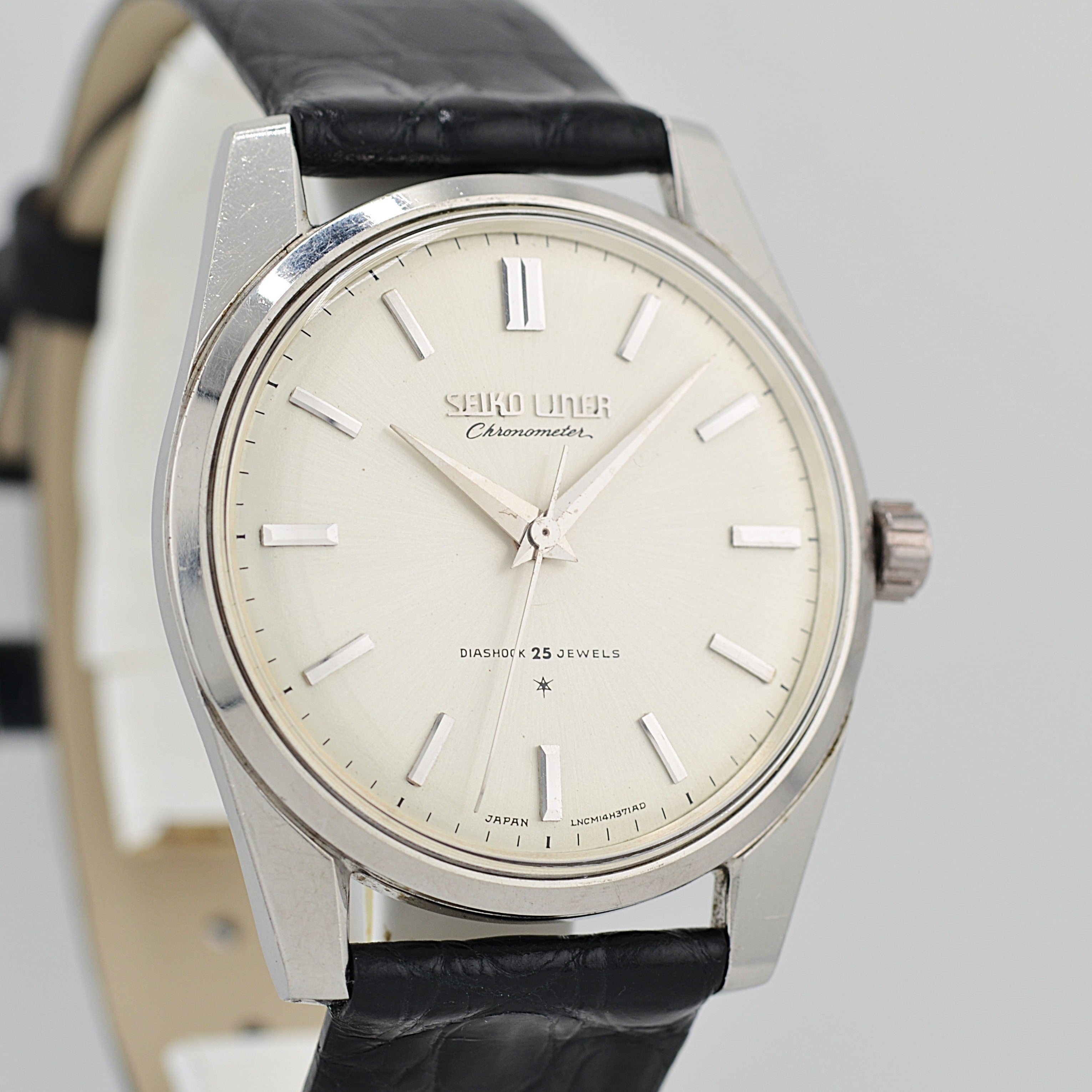 【SEIKO】セイコー ライナークロノメーター 46999 純正尾錠付き 1963年7月製造