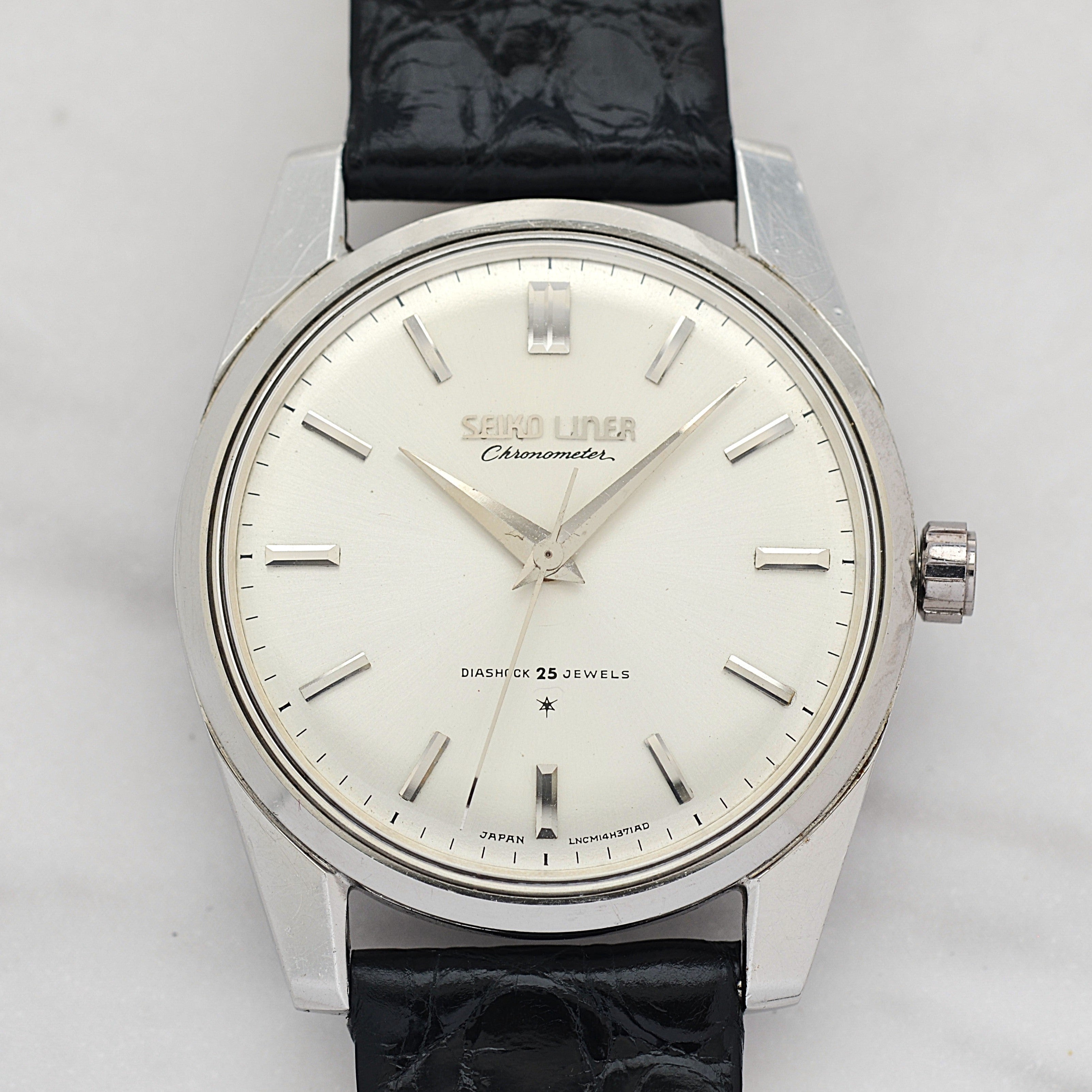 【SEIKO】セイコー ライナークロノメーター 46999 純正尾錠付き 1963年7月製造