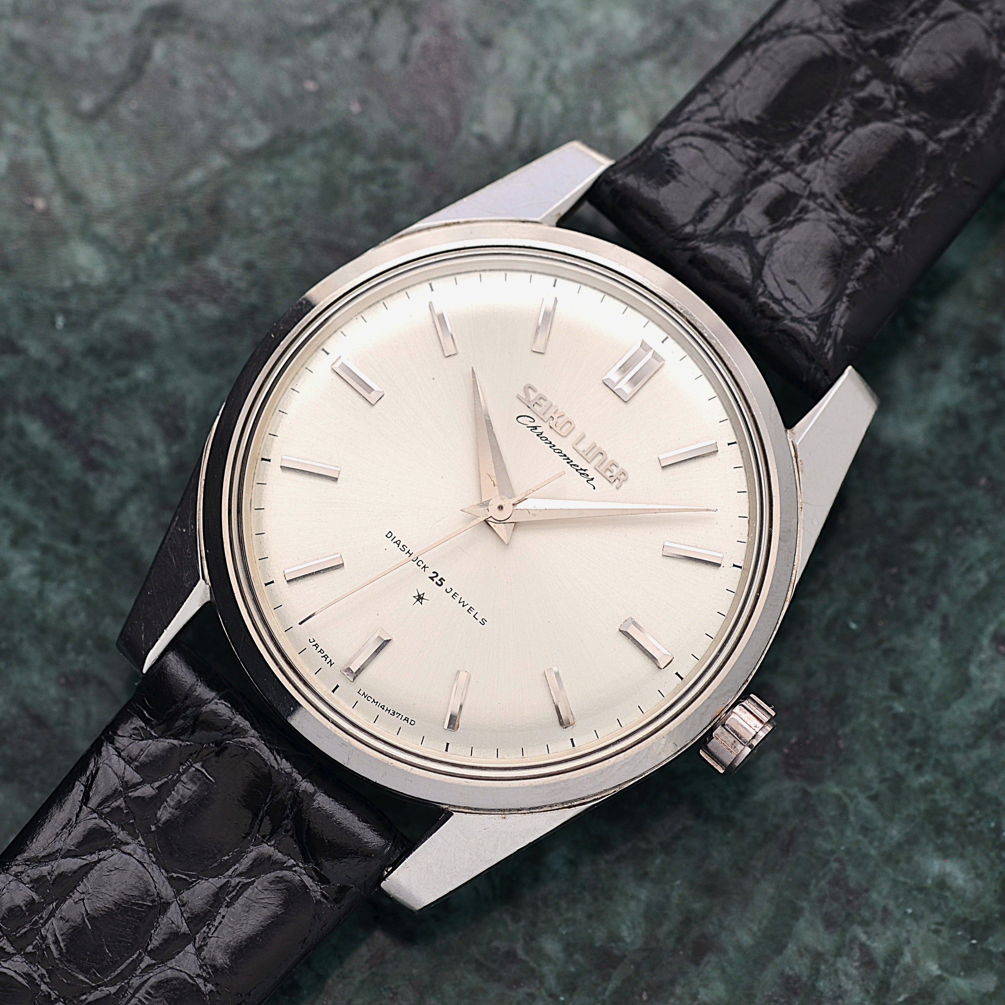 【SEIKO】セイコー ライナークロノメーター 46999 純正尾錠付き 1963年7月製造