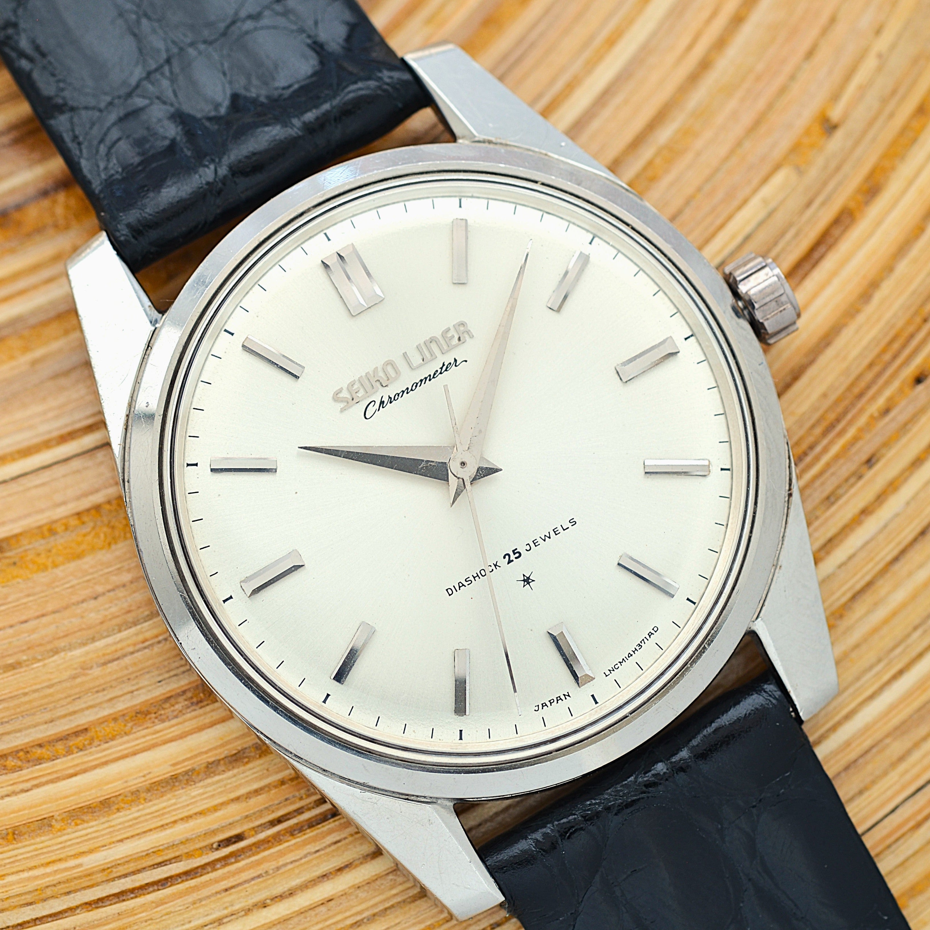 【SEIKO】セイコー ライナークロノメーター 46999 純正尾錠付き 1963年7月製造