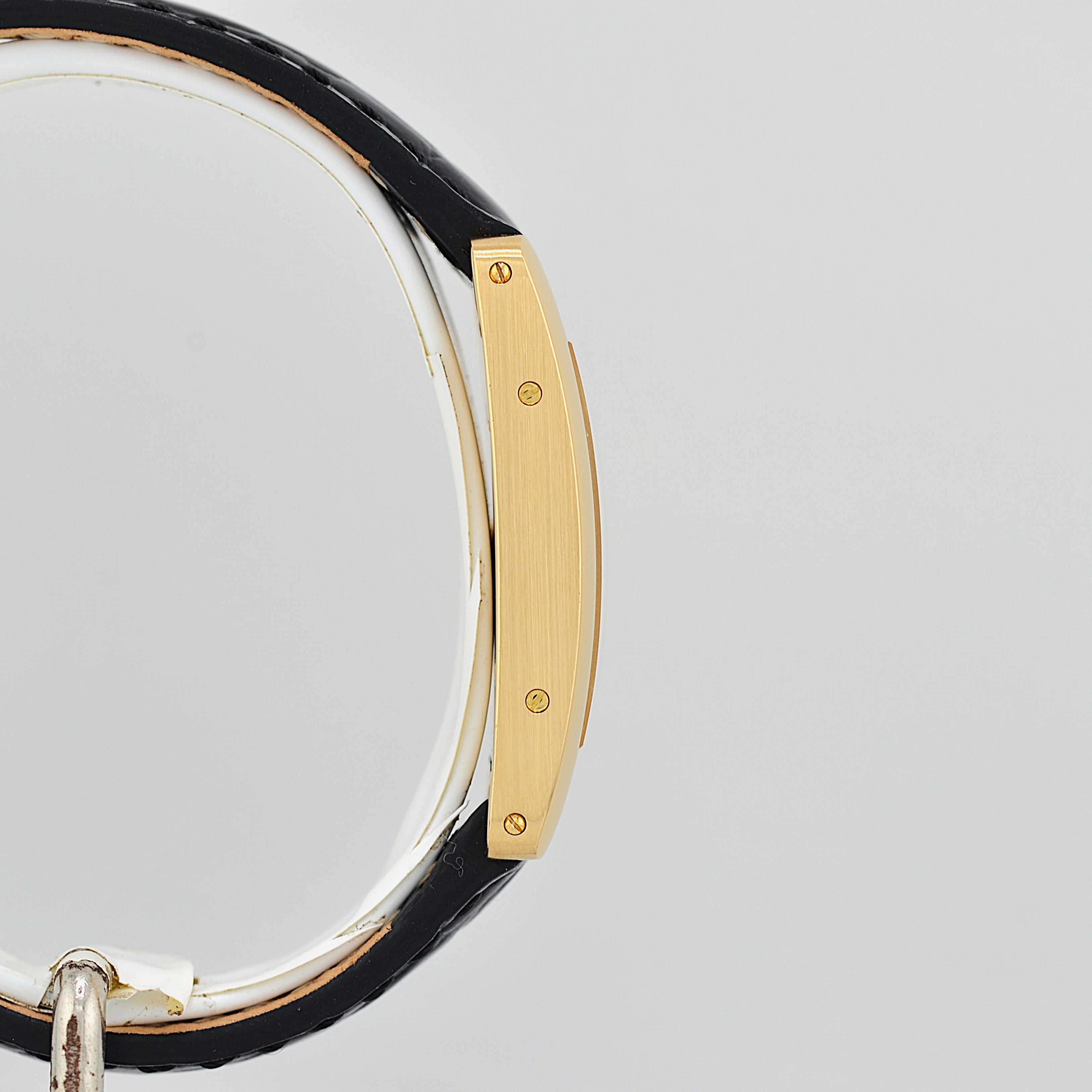 【Cartier】カルティエ タンクアメリカンSM 18KYG 純正18KYG製尾錠付き カルティエコンプリートサービス済み