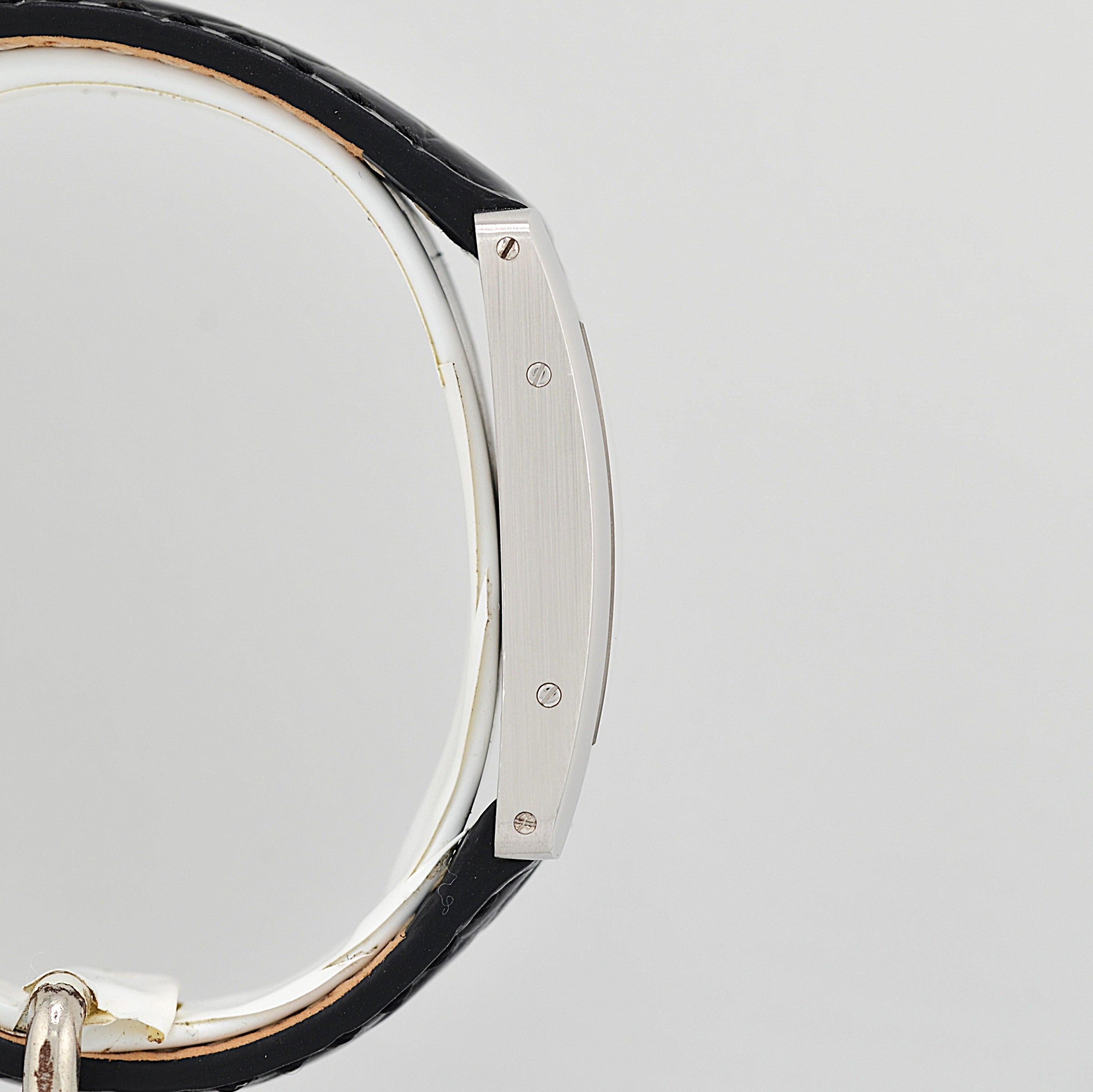 【Cartier】Cartier Tank Américaine SM 18K WG, full set, Cartier complete service performed.