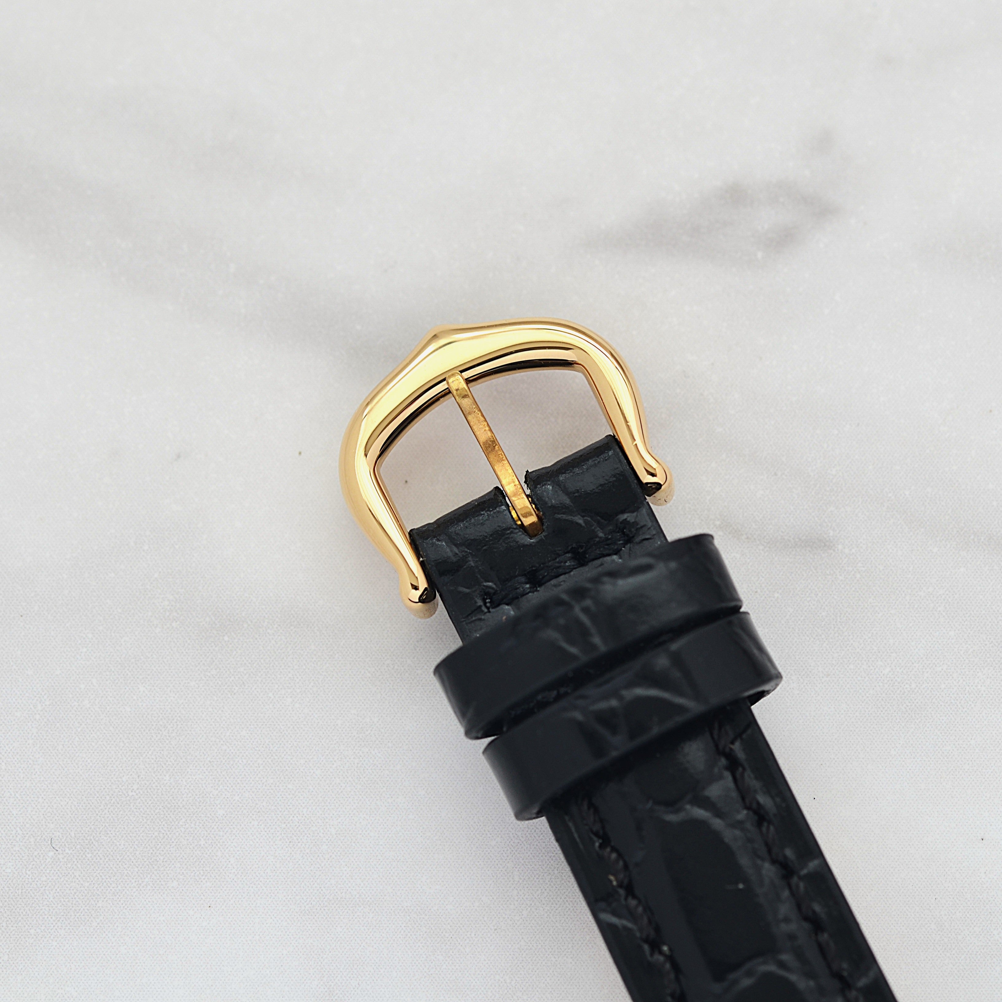 【Cartier】カルティエ タンクアメリカンSM 18KYG 純正18KYG製尾錠付き カルティエコンプリートサービス済み