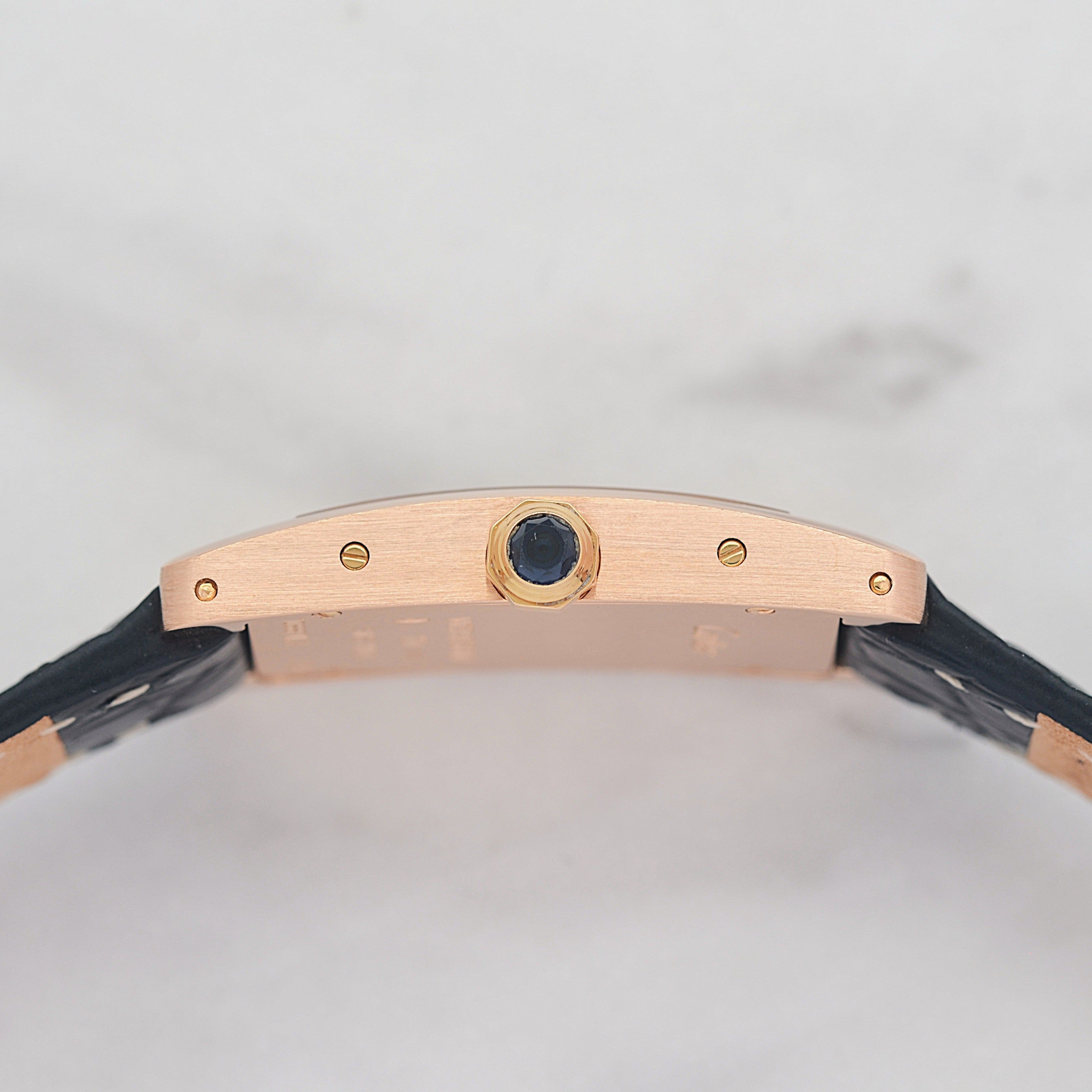 【Cartier】カルティエ タンクアメリカンSM 18KPG 付属品完備 カルティエコンプリートサービス済み