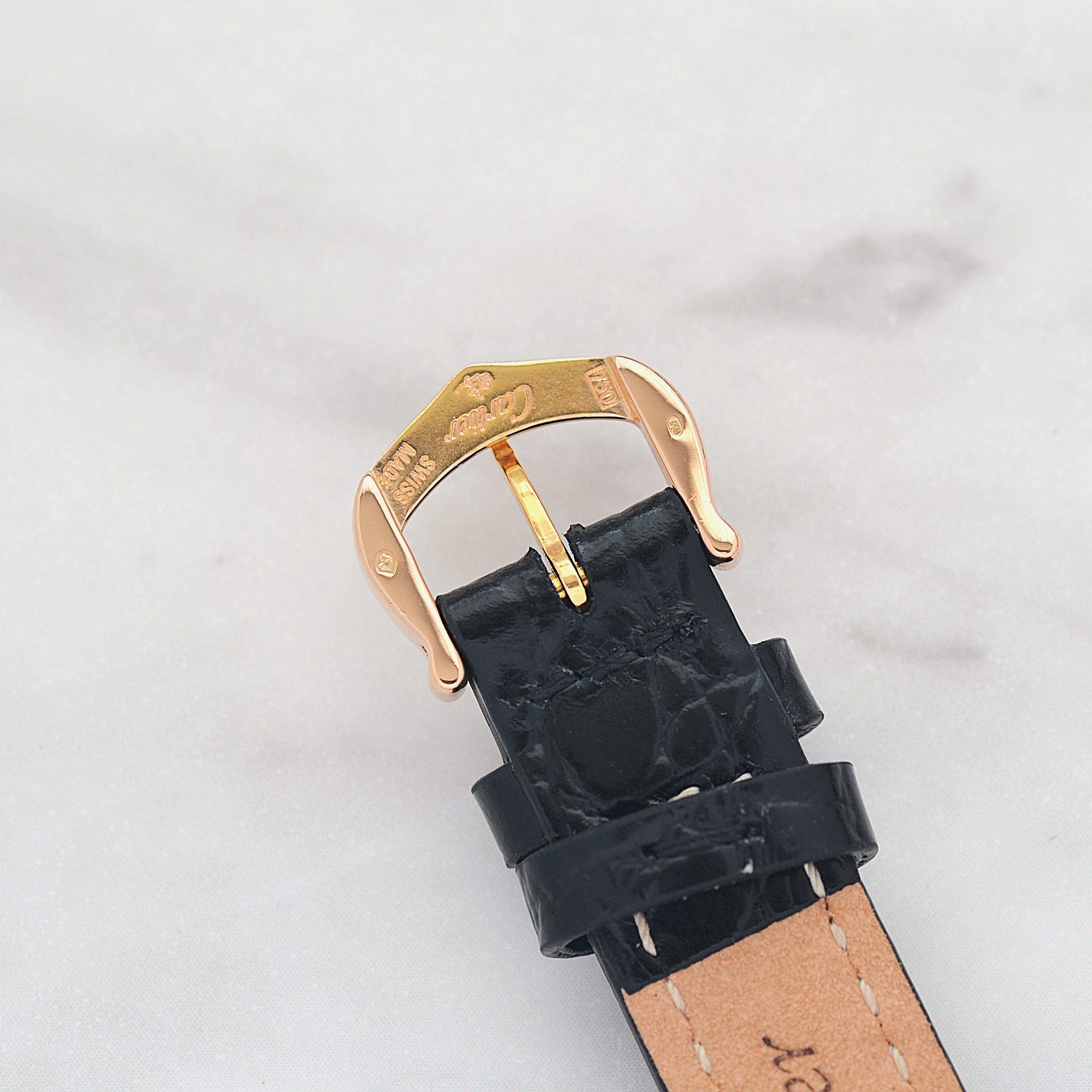 【Cartier】カルティエ タンクアメリカンSM 18KPG 付属品完備 カルティエコンプリートサービス済み