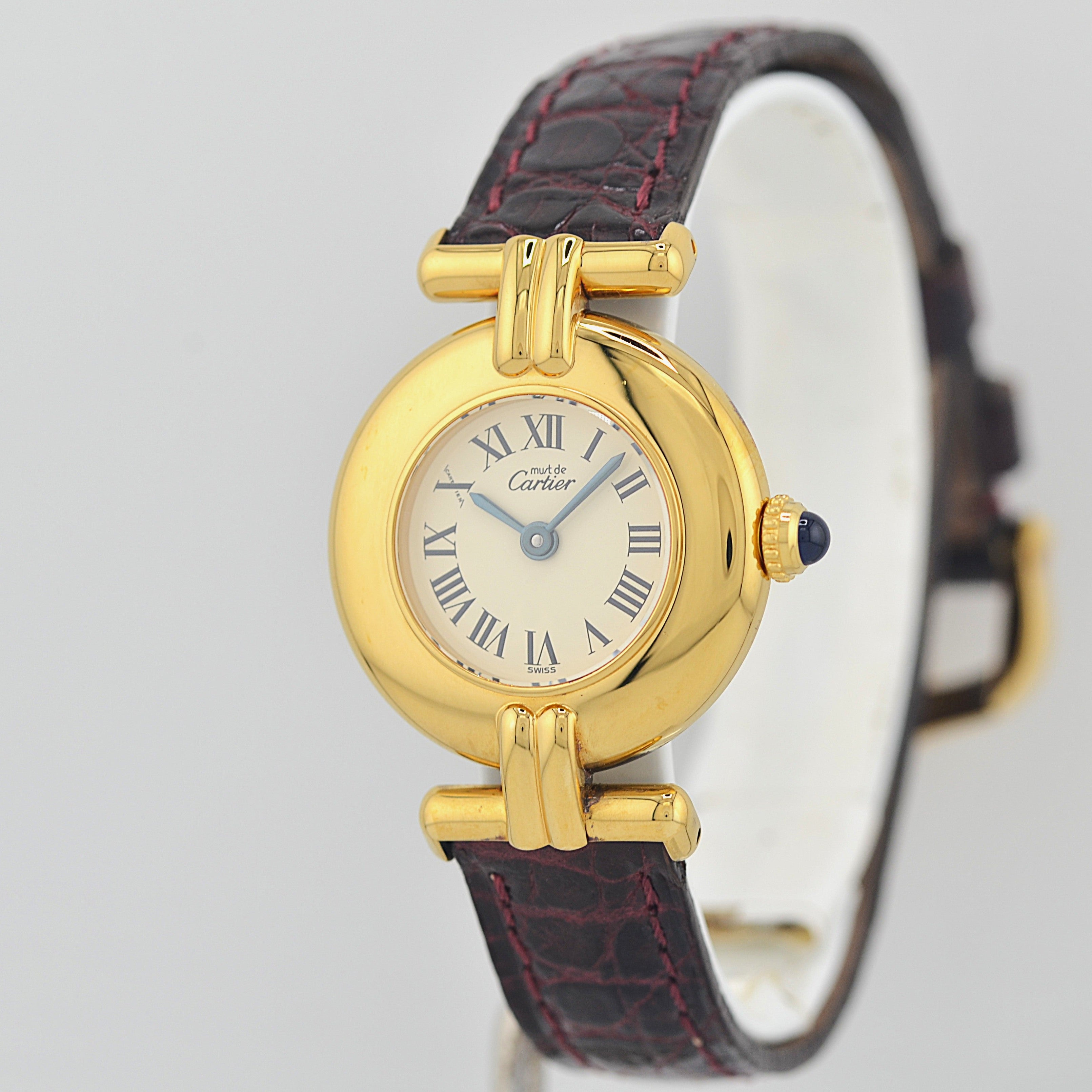 【Cartier】カルティエ マストコリゼ GP アイボリーローマ 付属品完備 デッドストック