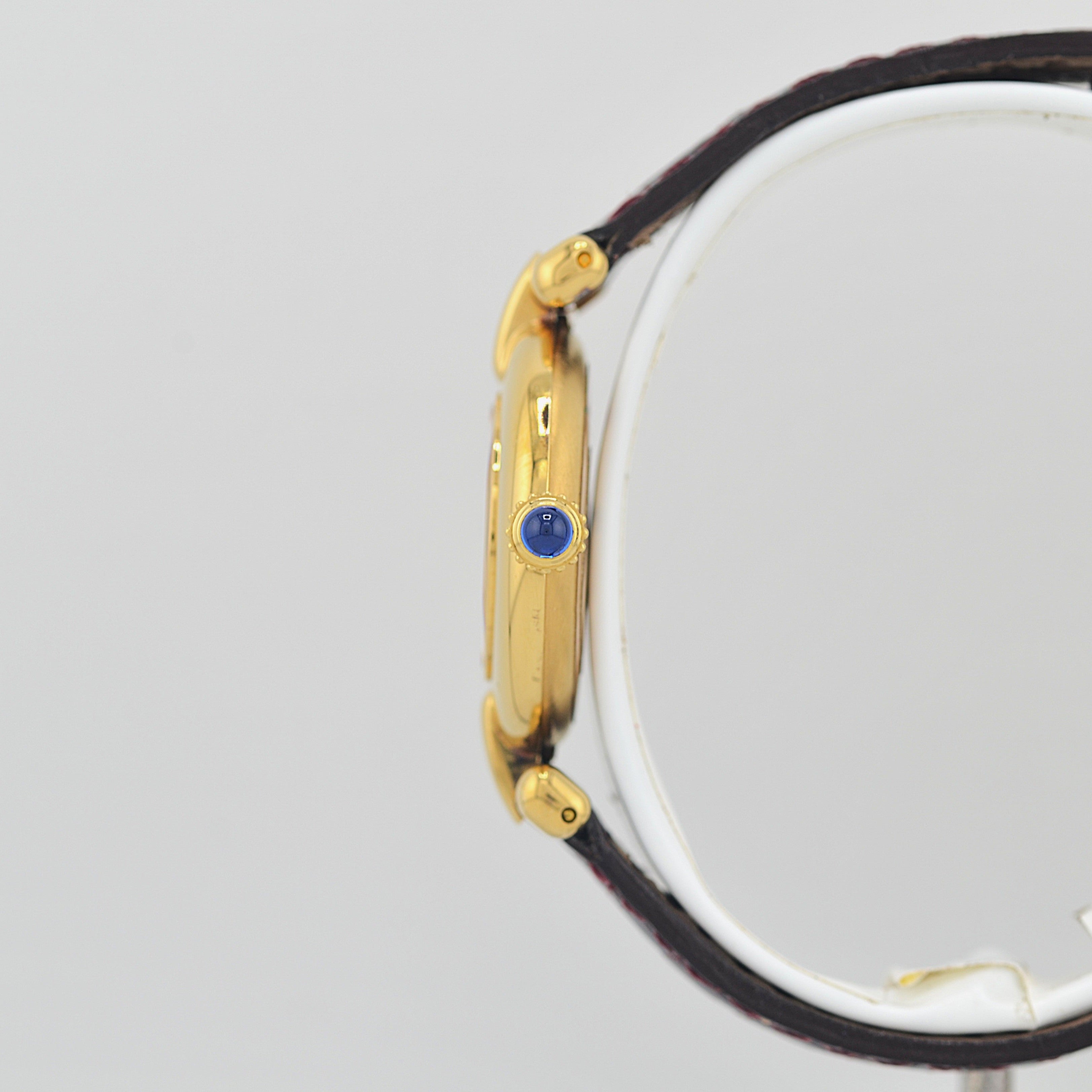 【Cartier】カルティエ マストコリゼ GP アイボリーローマ 付属品完備 デッドストック