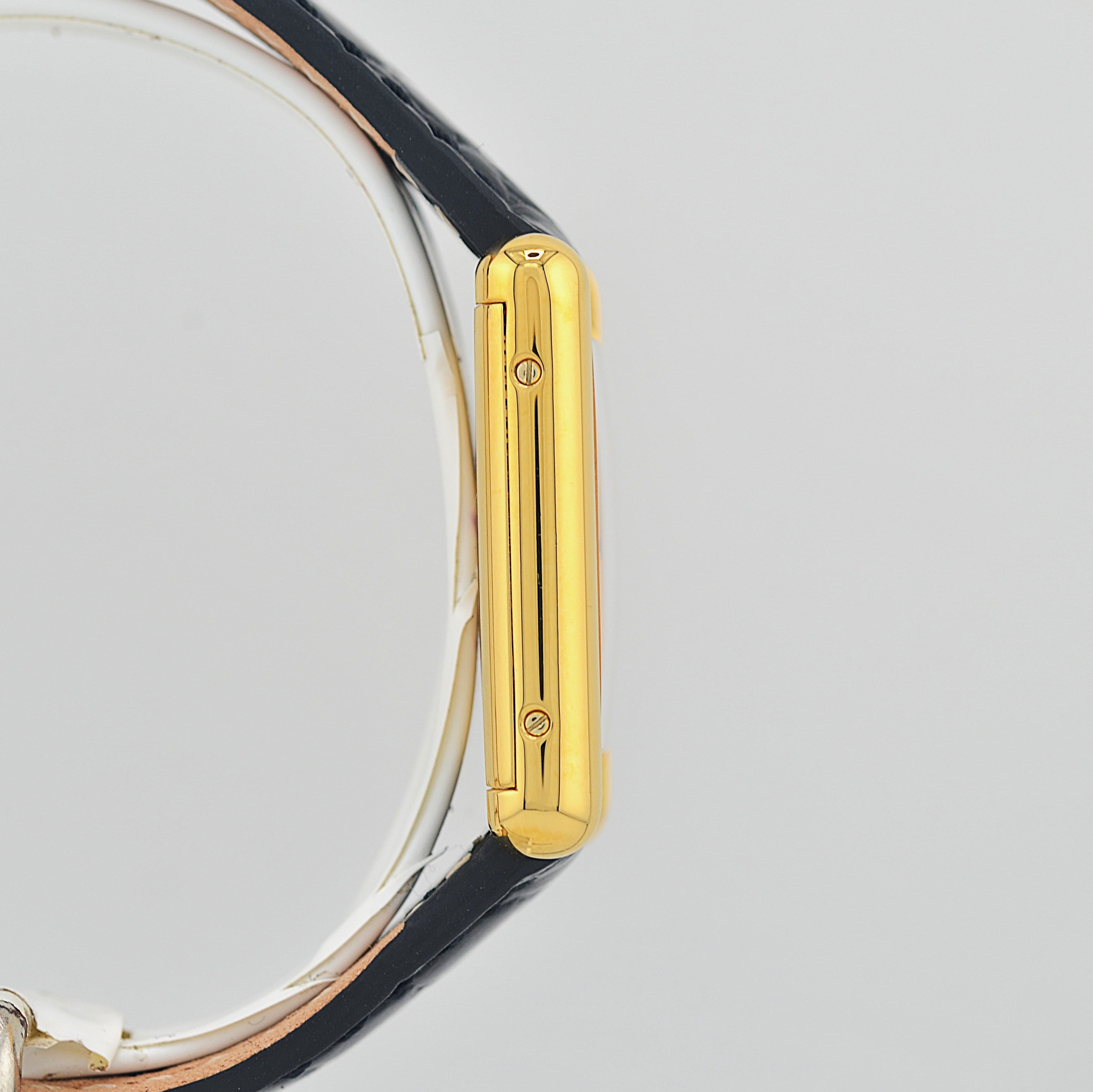 【Cartier】カルティエ マストタンクLM サンバースト 手巻き 永久保証書付き