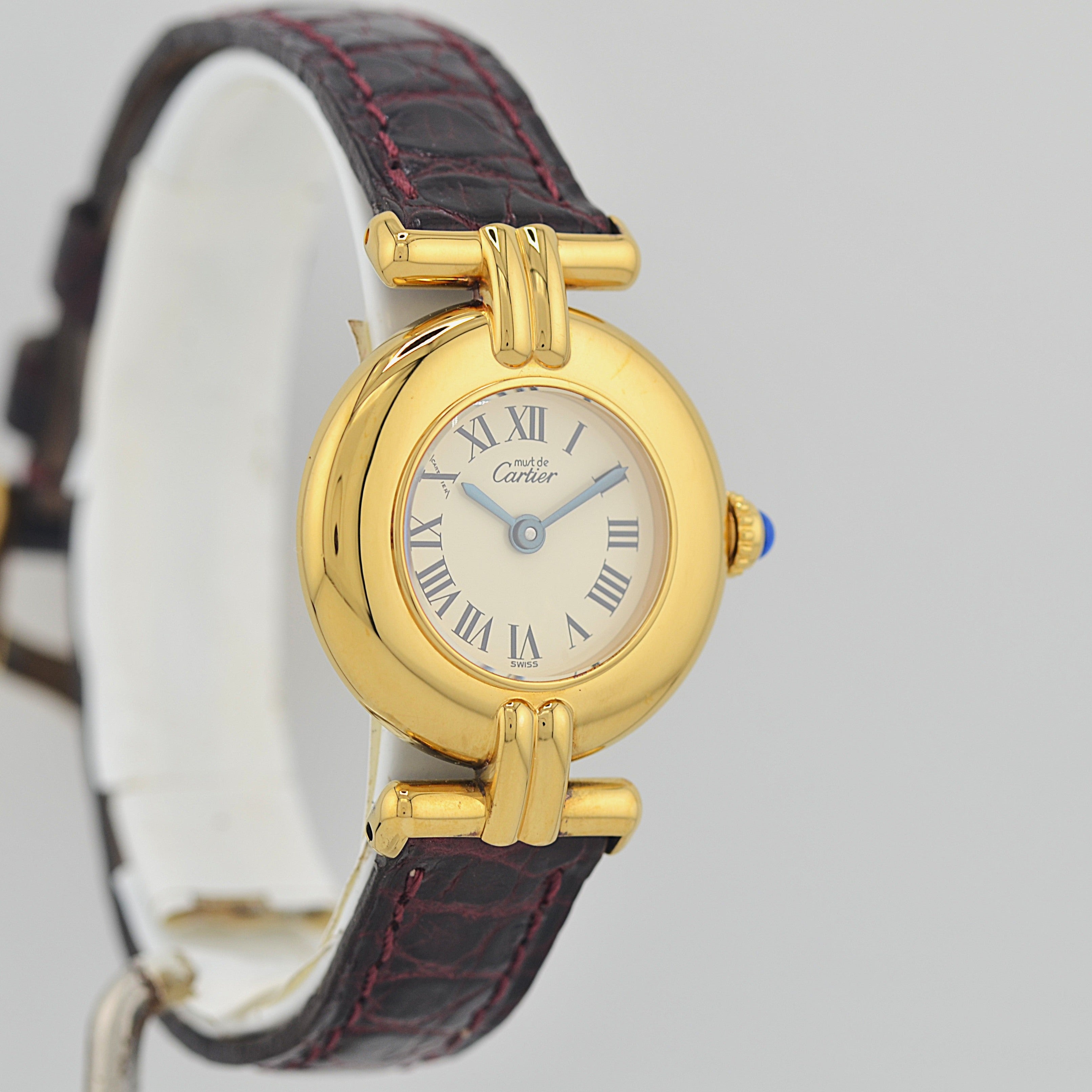 【Cartier】カルティエ マストコリゼ GP アイボリーローマ 付属品完備 デッドストック