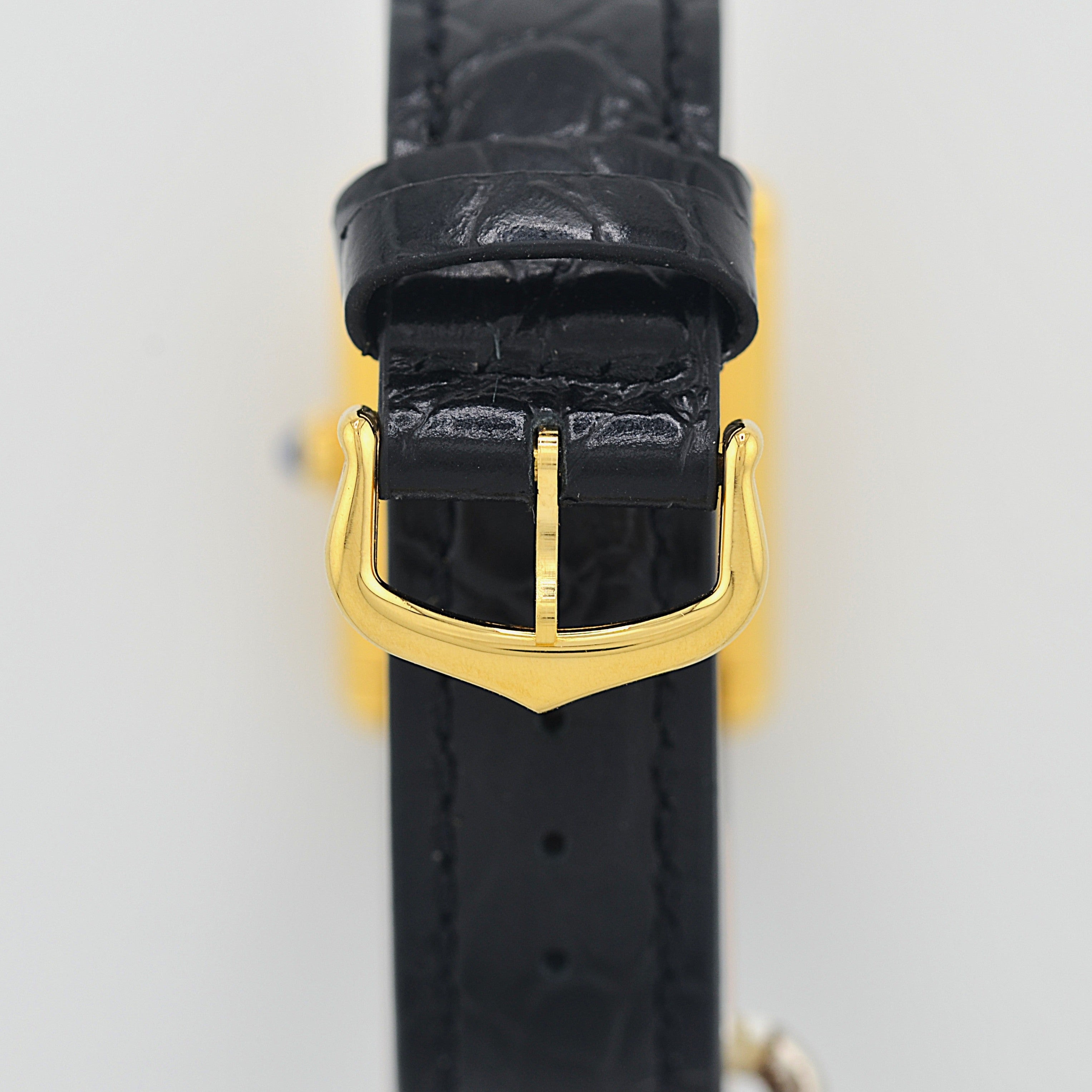【Cartier】カルティエ マストタンクLM サンバースト 手巻き 永久保証書付き