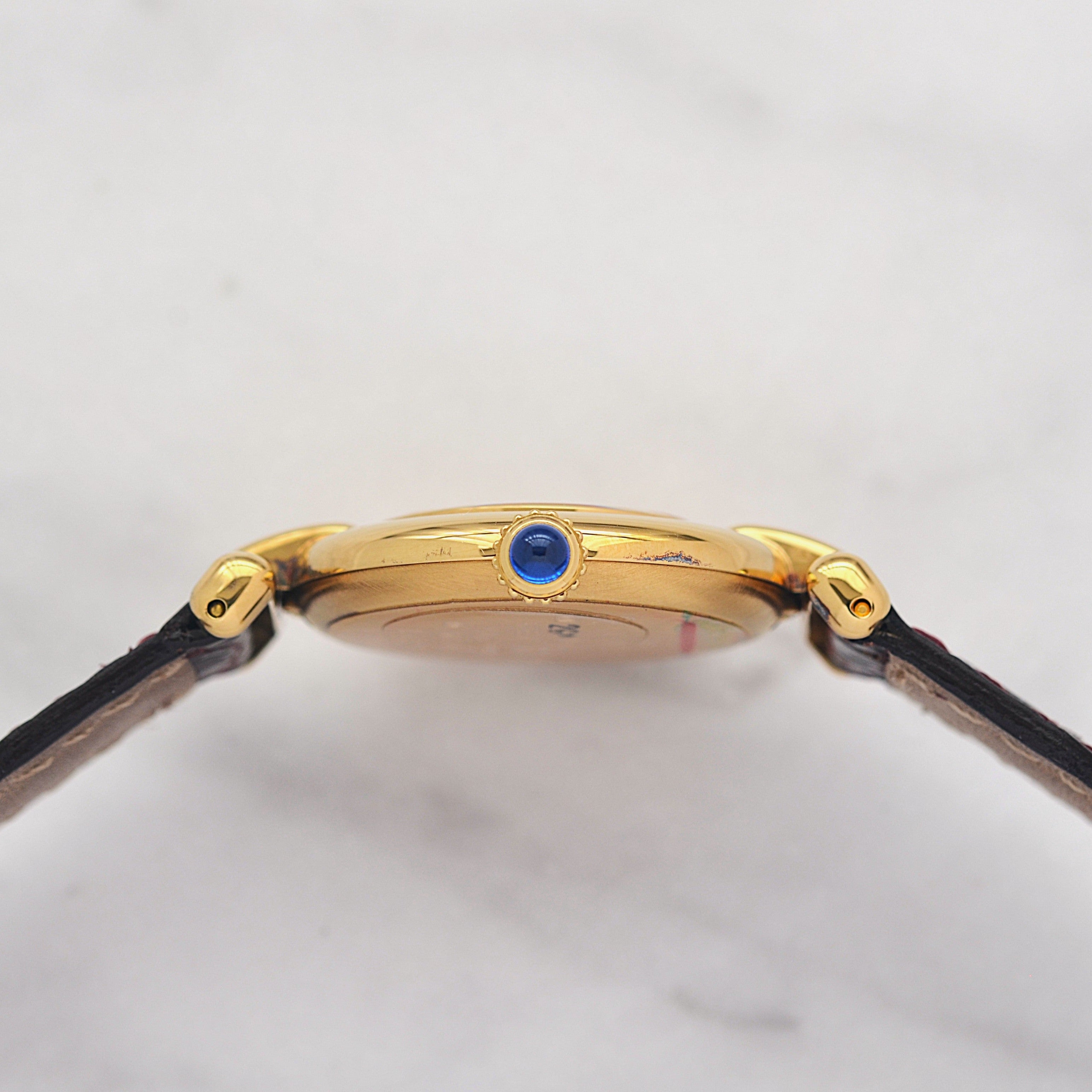 【Cartier】カルティエ マストコリゼ GP アイボリーローマ 付属品完備 デッドストック