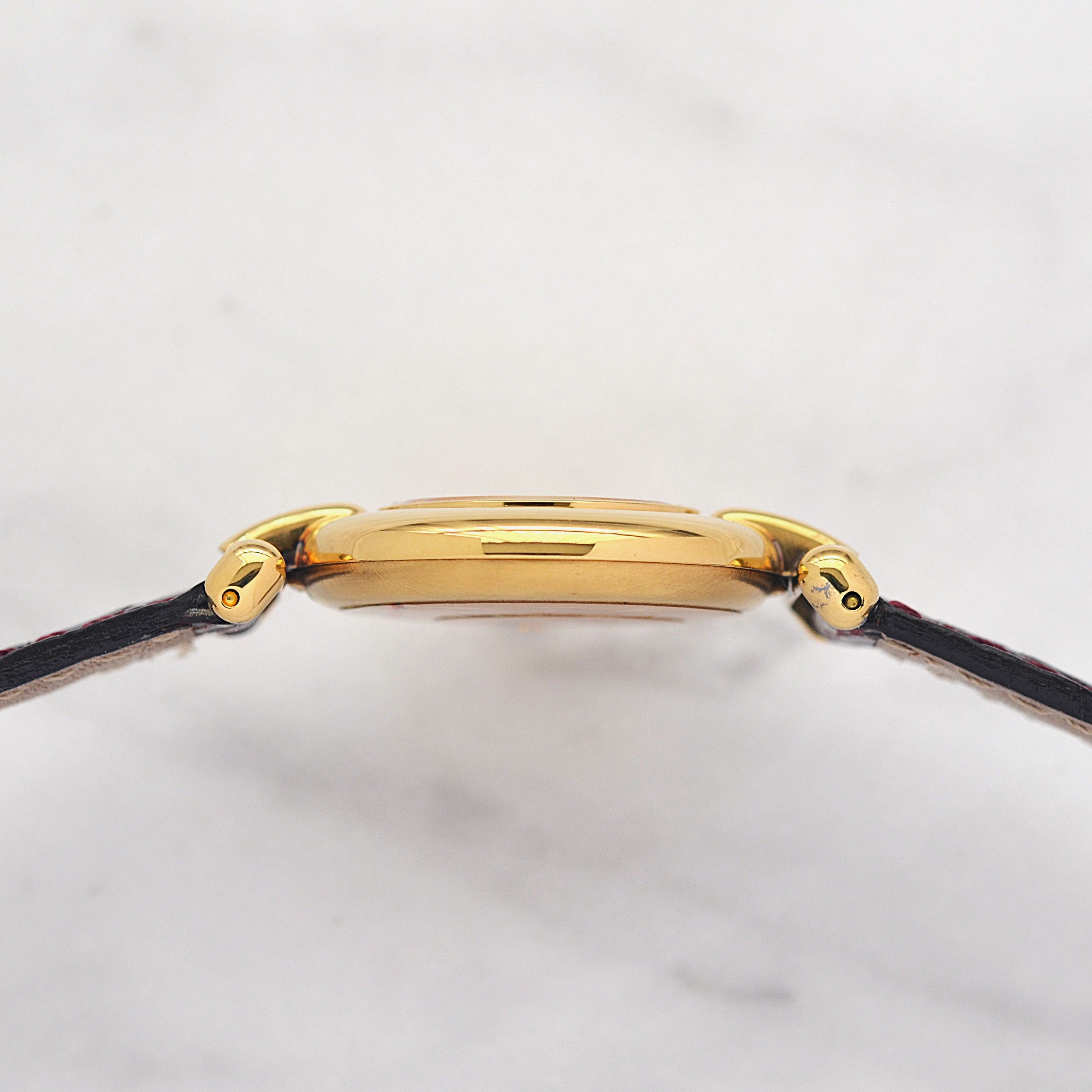 【Cartier】カルティエ マストコリゼ GP アイボリーローマ 付属品完備 デッドストック